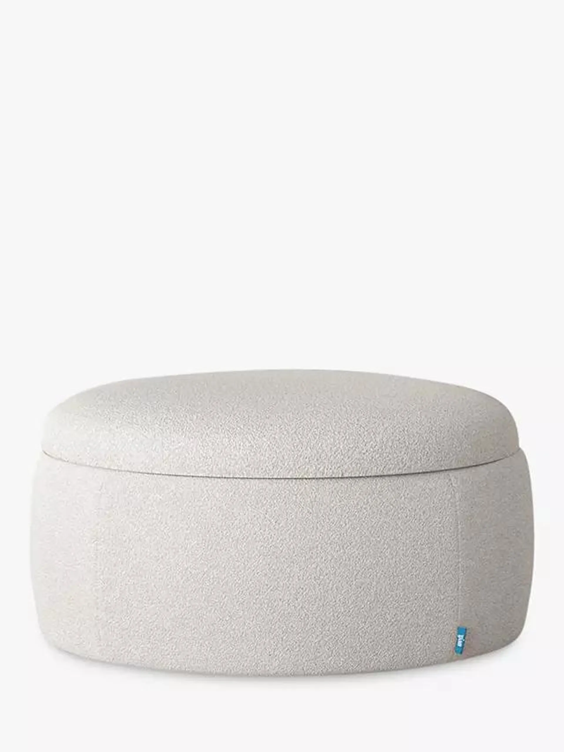 Swyft Model 01 Storage Ottoman, Boucle Ivory