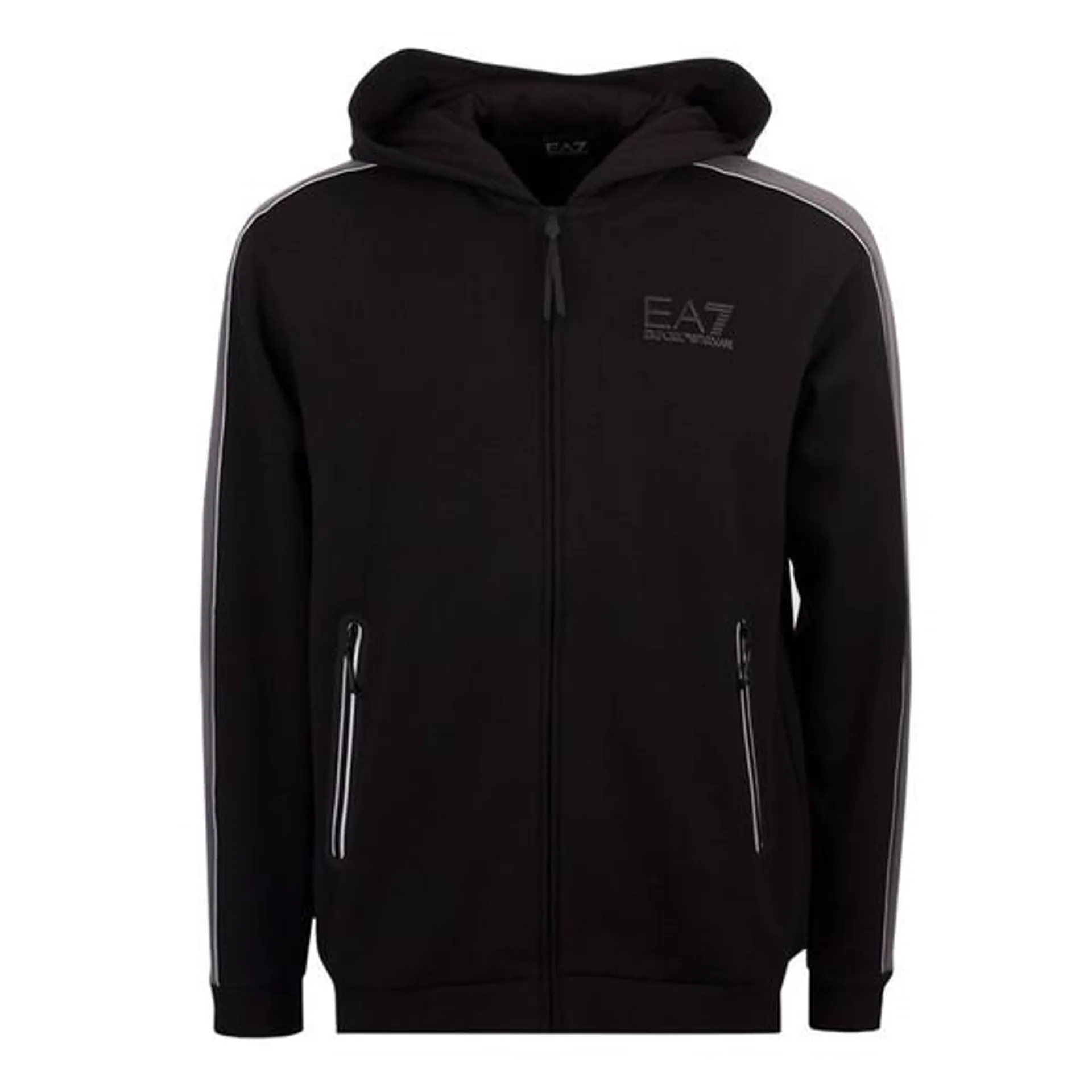 Athletic Colour Block Full Zip Hood