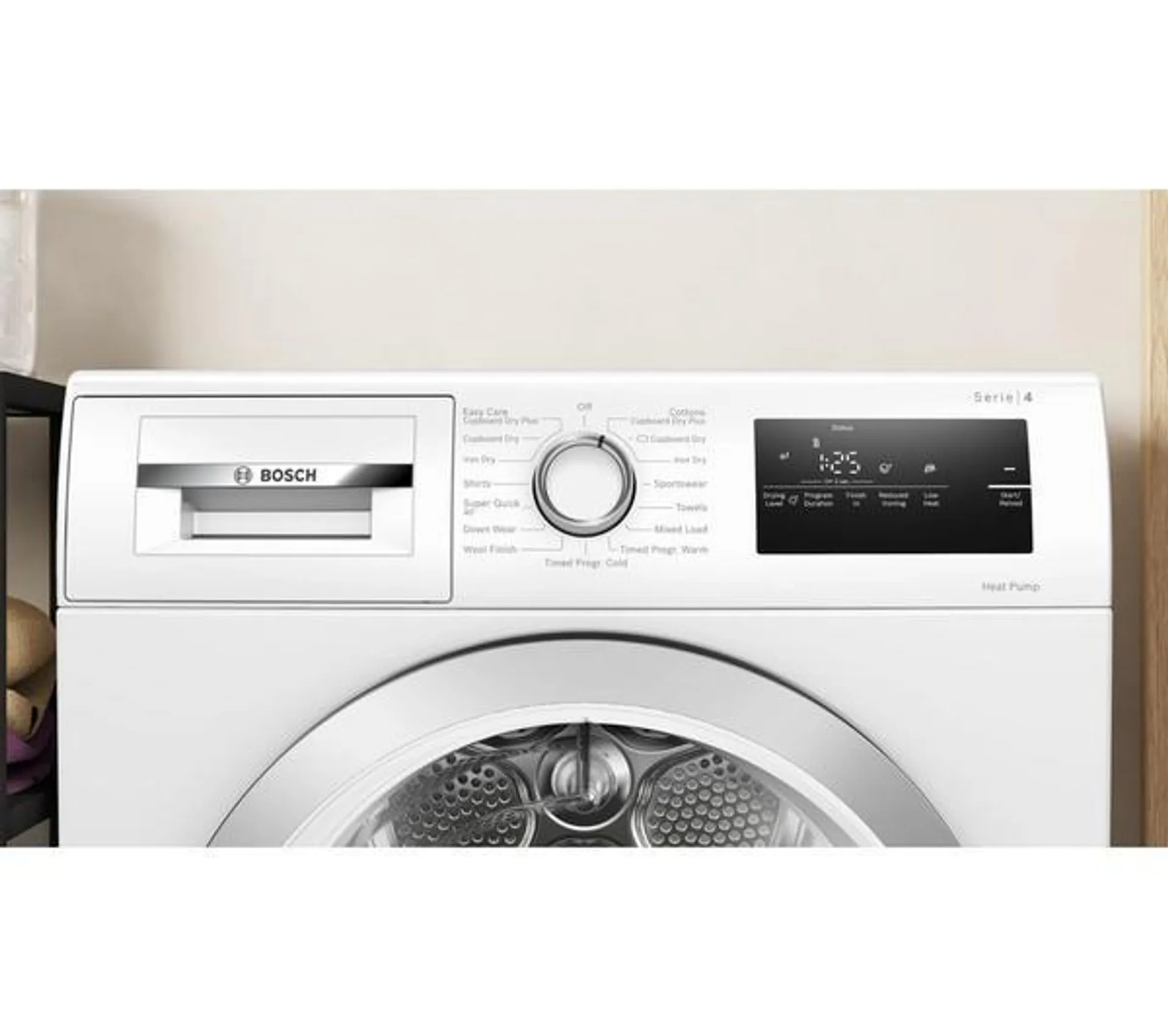 BOSCH Series 4 WTH85223GB 8 kg Heat Pump Tumble Dryer - White