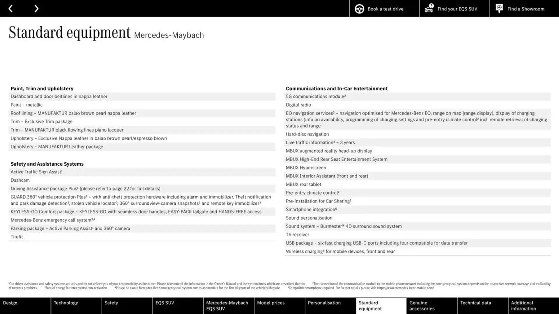 Mercedes Benz New EQS SUV from 24 October to 24 October 2025 - Catalogue Page 50