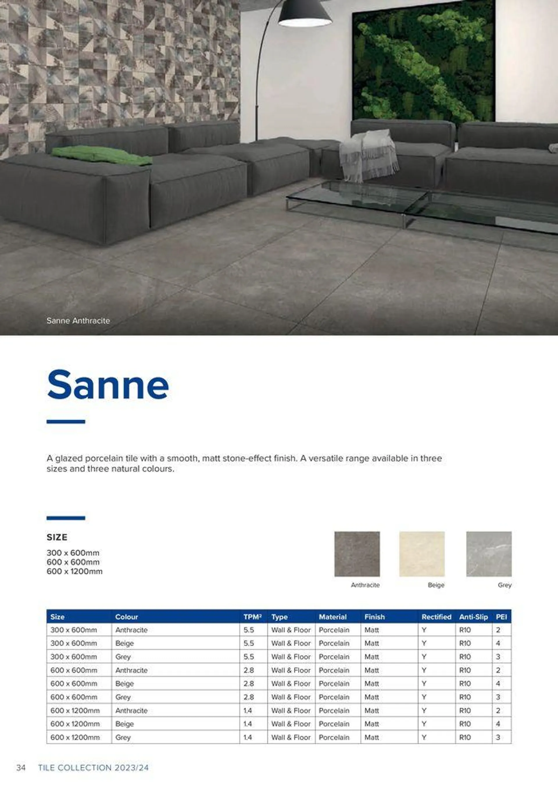 Tile Collection 2023/34 from 24 October to 31 December 2024 - Catalogue Page 34