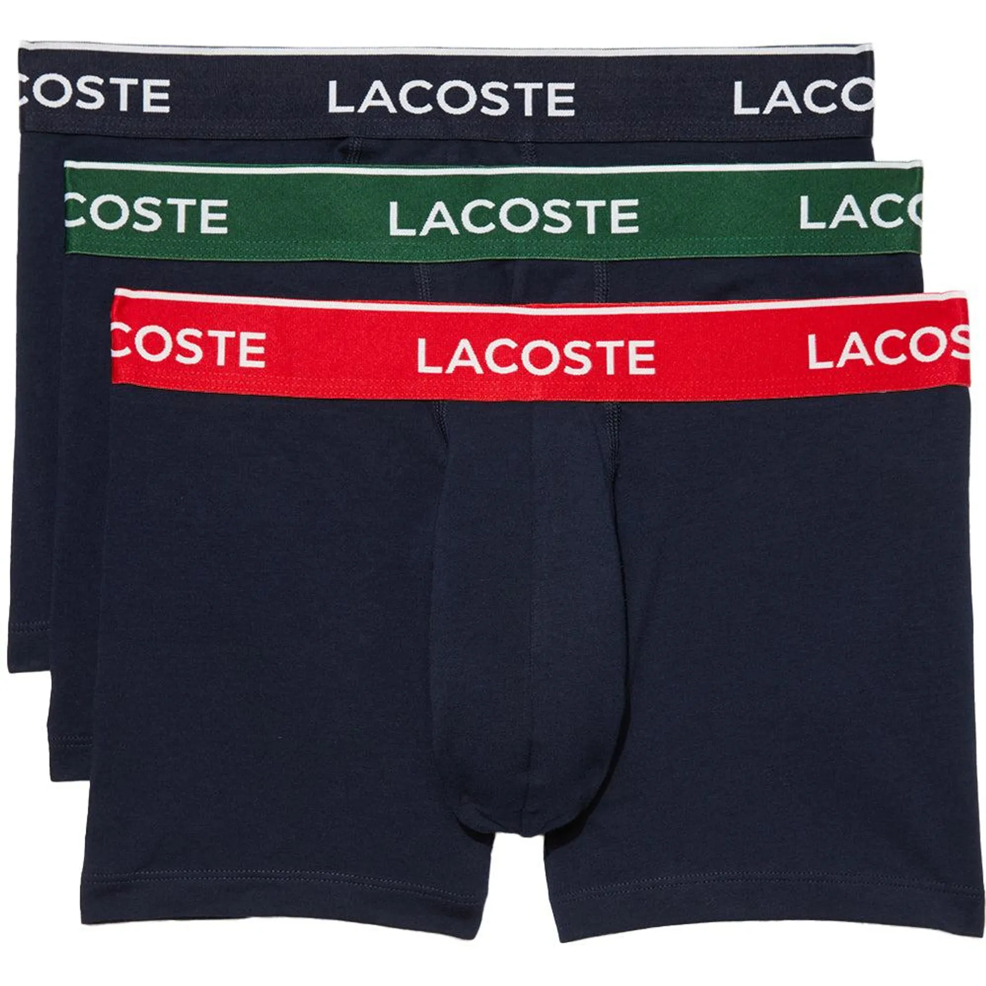 3-Pack Casual Boxer Trunks, Navy