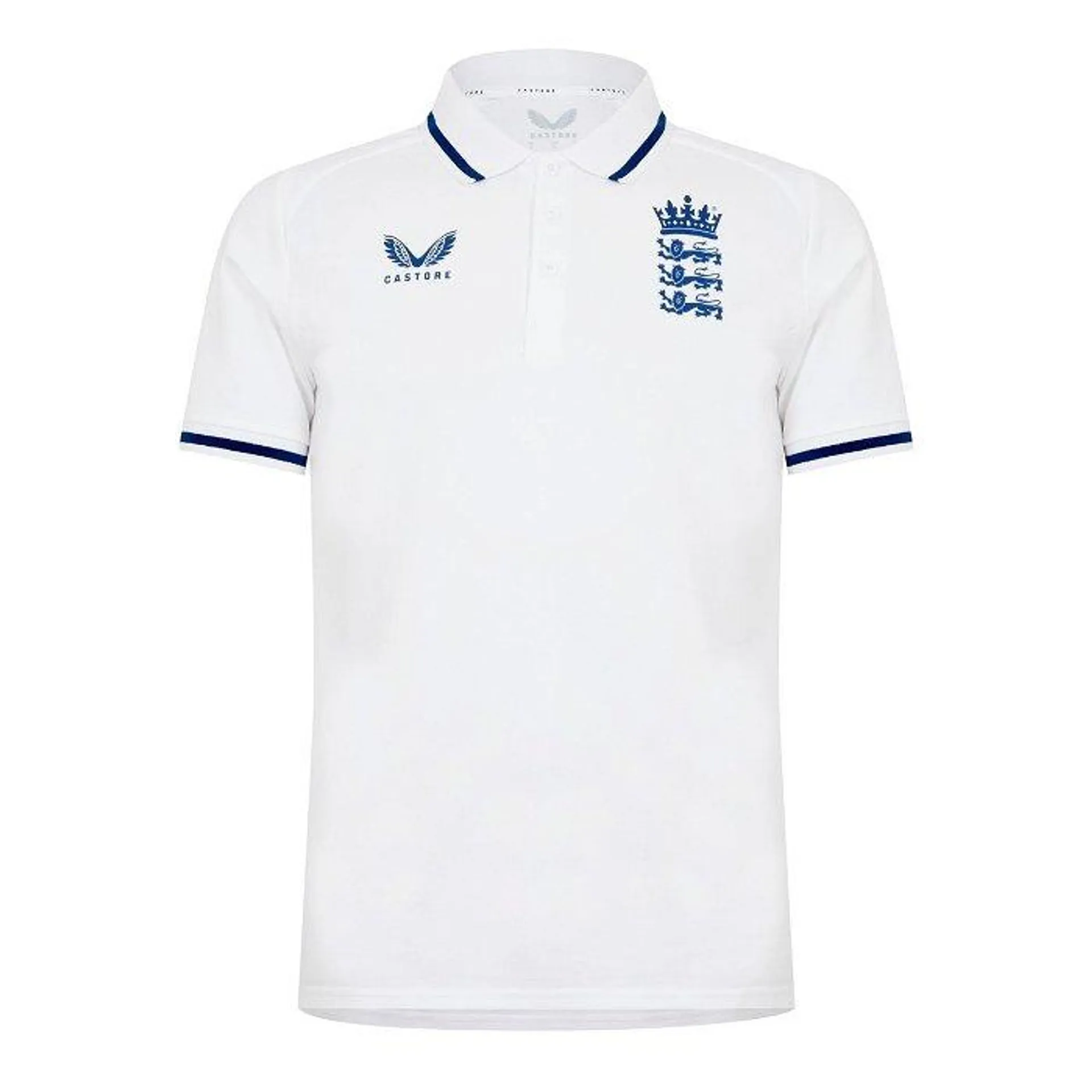 Castore England Cricket Short Sleeve Polo Adults