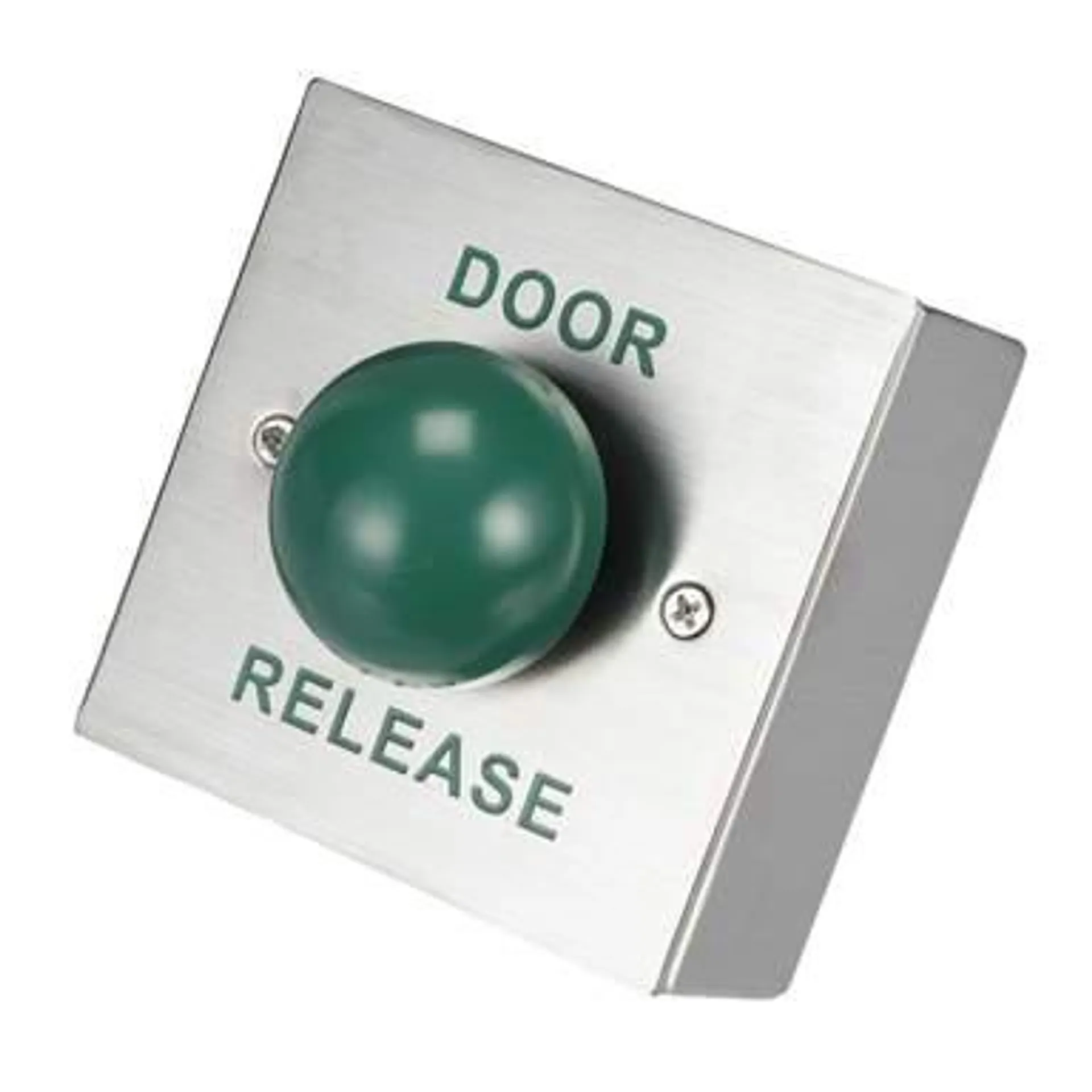 Fortessa Surface Exit Dome Panel Button with Timer Stainless Steel