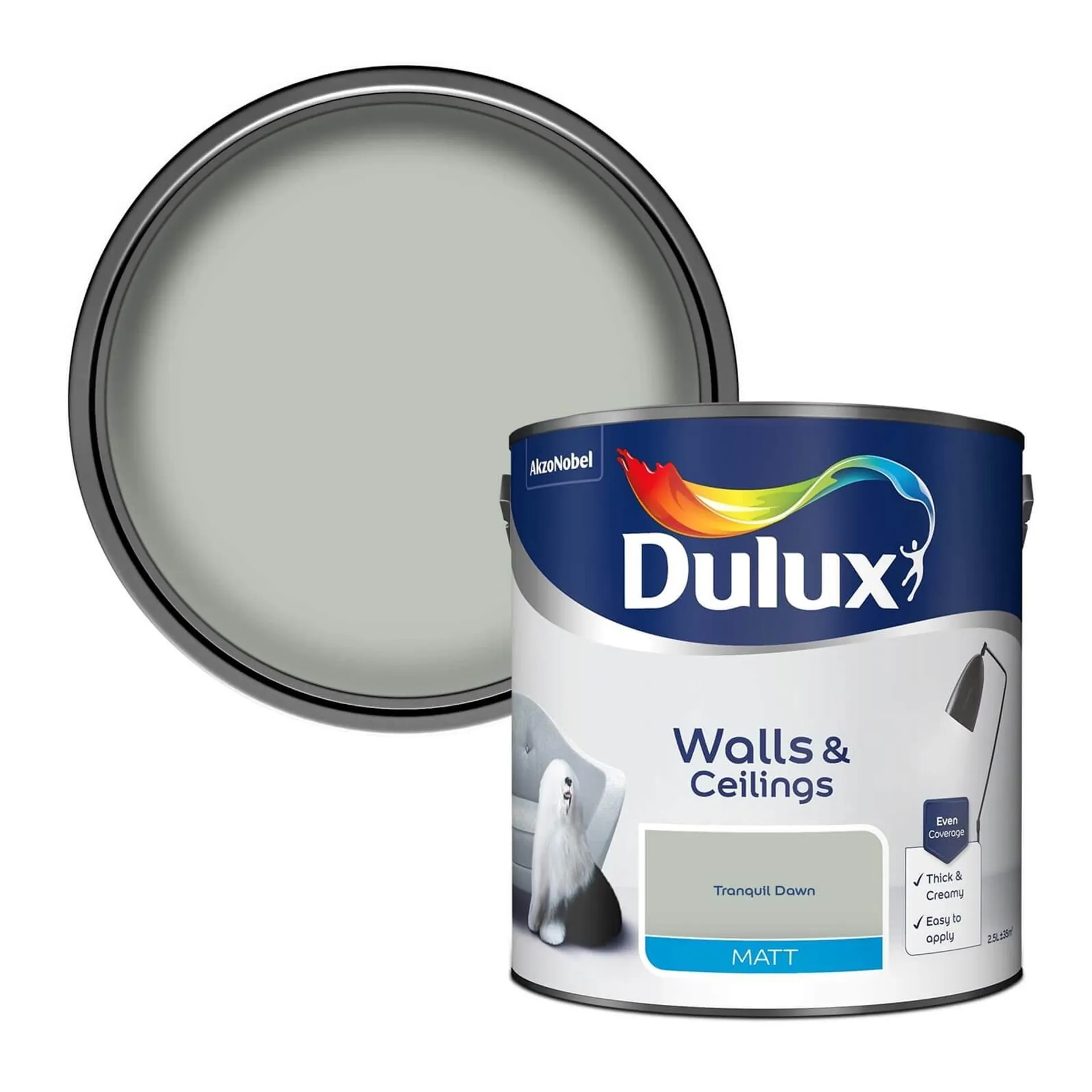 Dulux Matt Emulsion Paint Tranquil Dawn - 2.5L