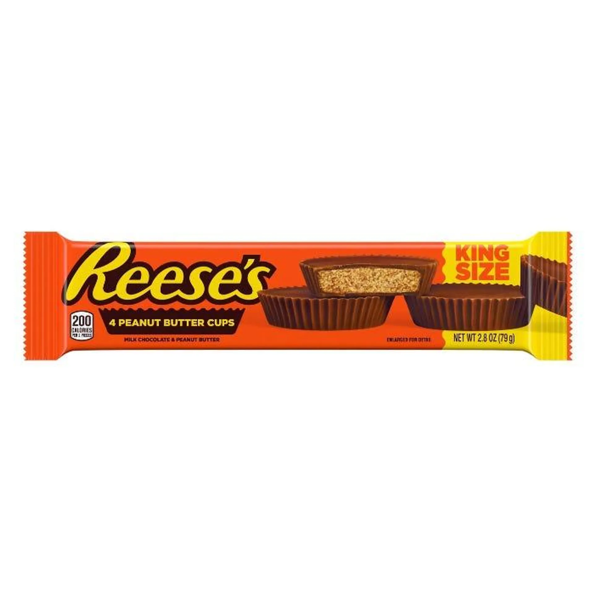 Reeses King Size Peanut Butter Cups, 79g (Pack of 4)