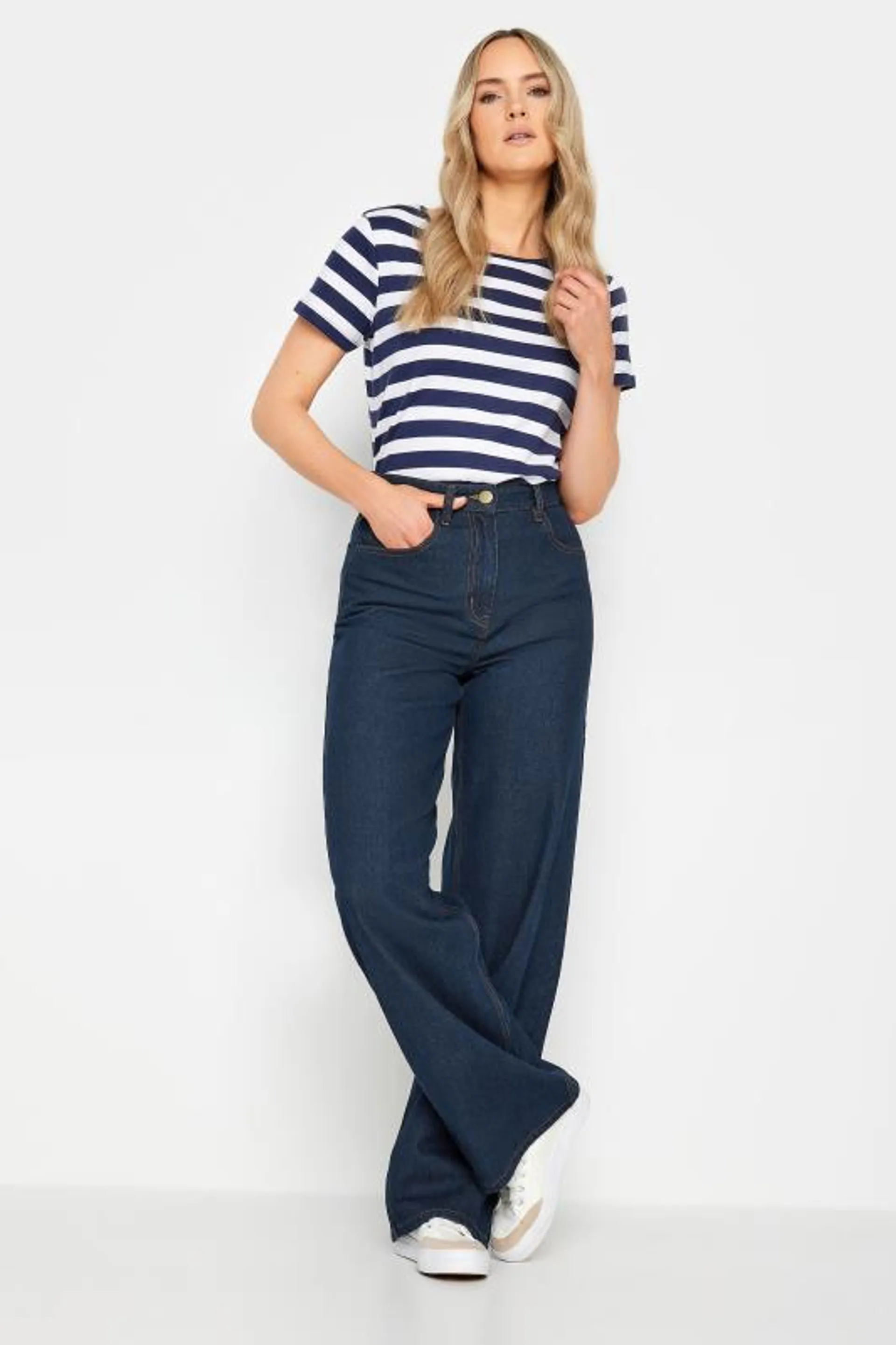 LTS Tall Indigo Blue Wide Leg Jeans