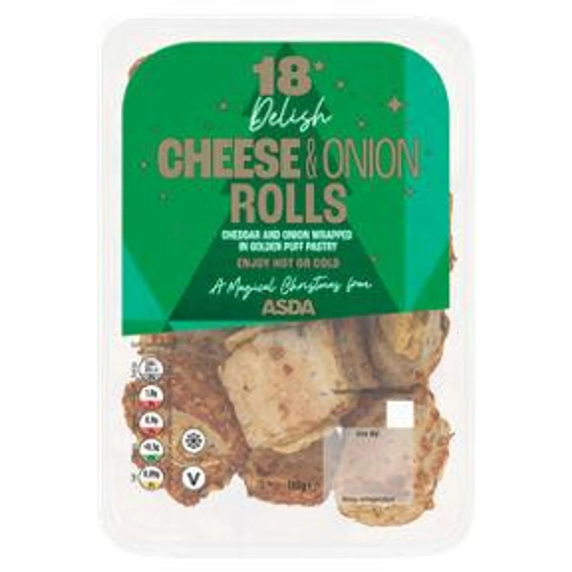 ASDA 18 Cheese & Onion Rolls