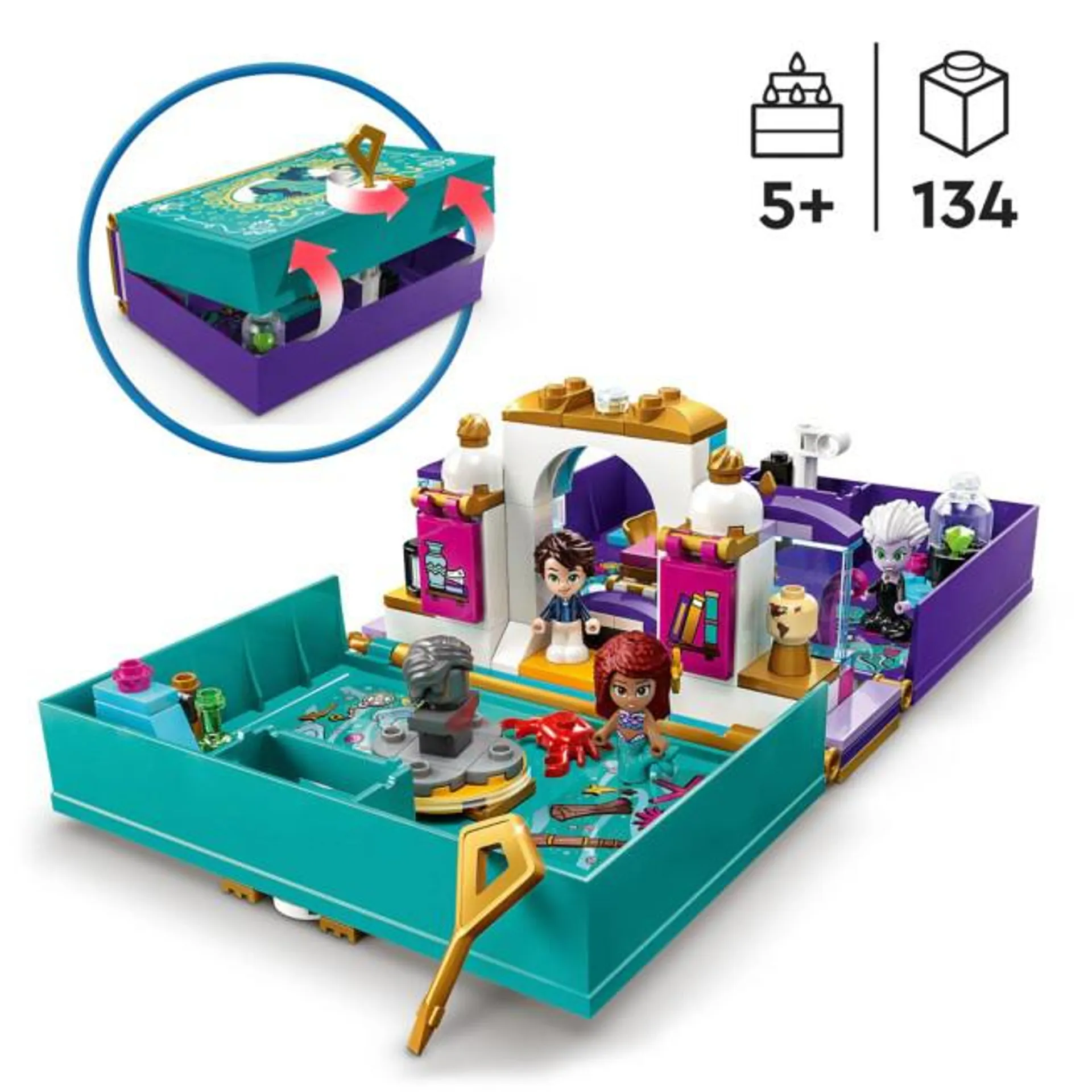 LEGO Disney The Little Mermaid Story Book Set 43213