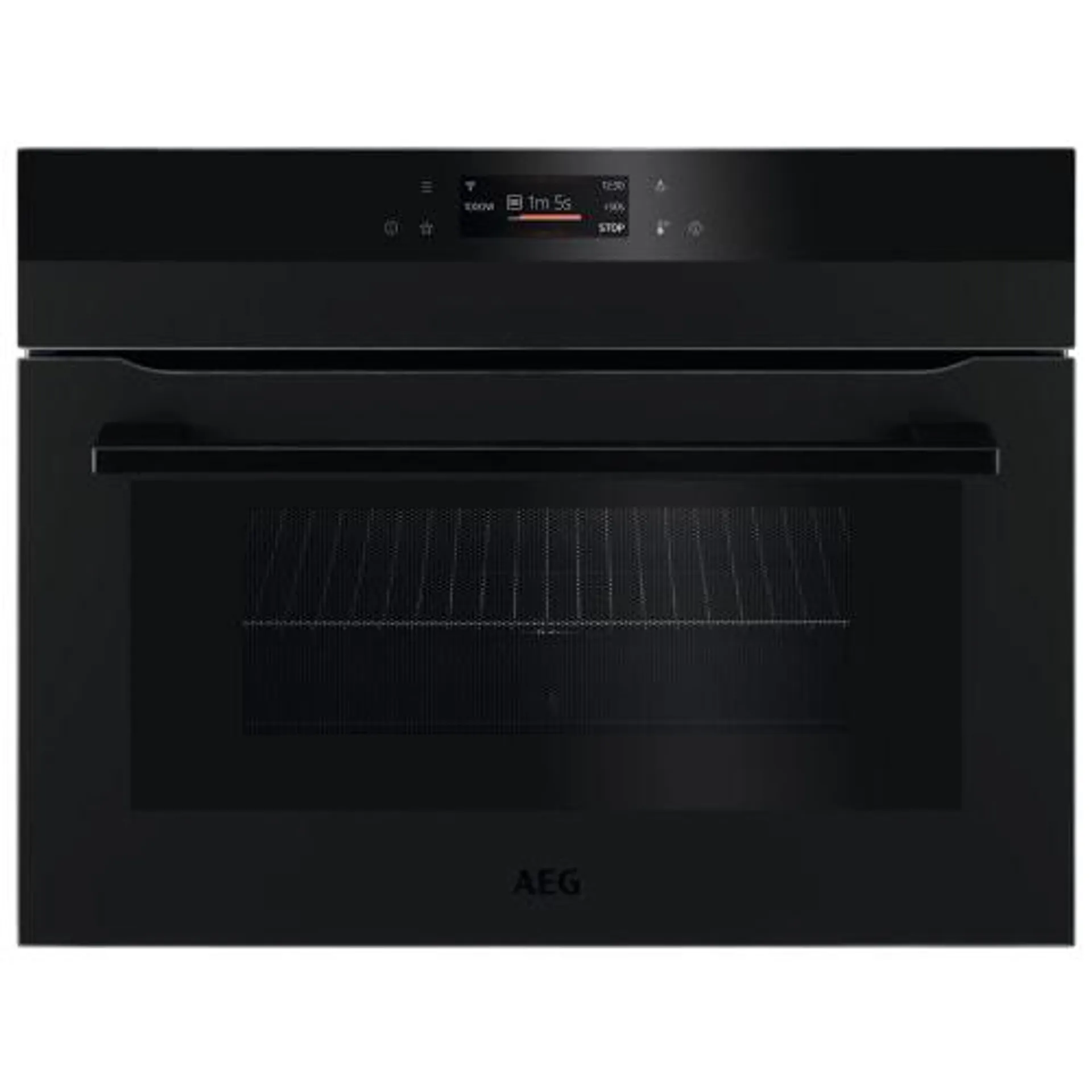 AEG KMK768080T Series 7000 Compact Oven with Microwave - Black