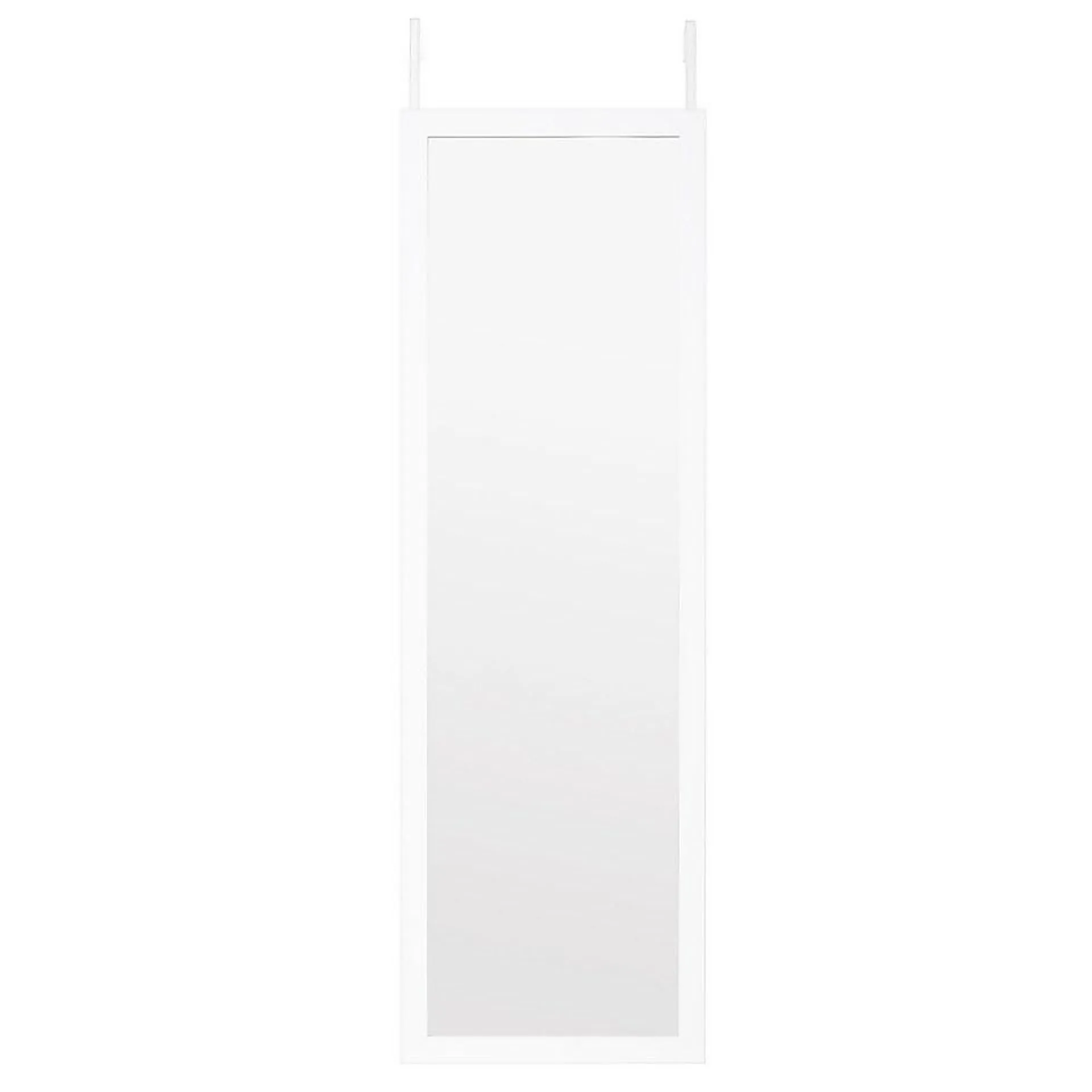 Over Door Hanging Mirror - 120x30cm - White