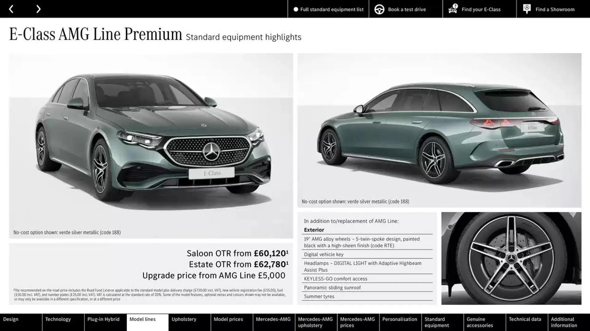 Mercedes Benz New E-Class Saloon from 17 October to 17 October 2025 - Catalogue Page 26