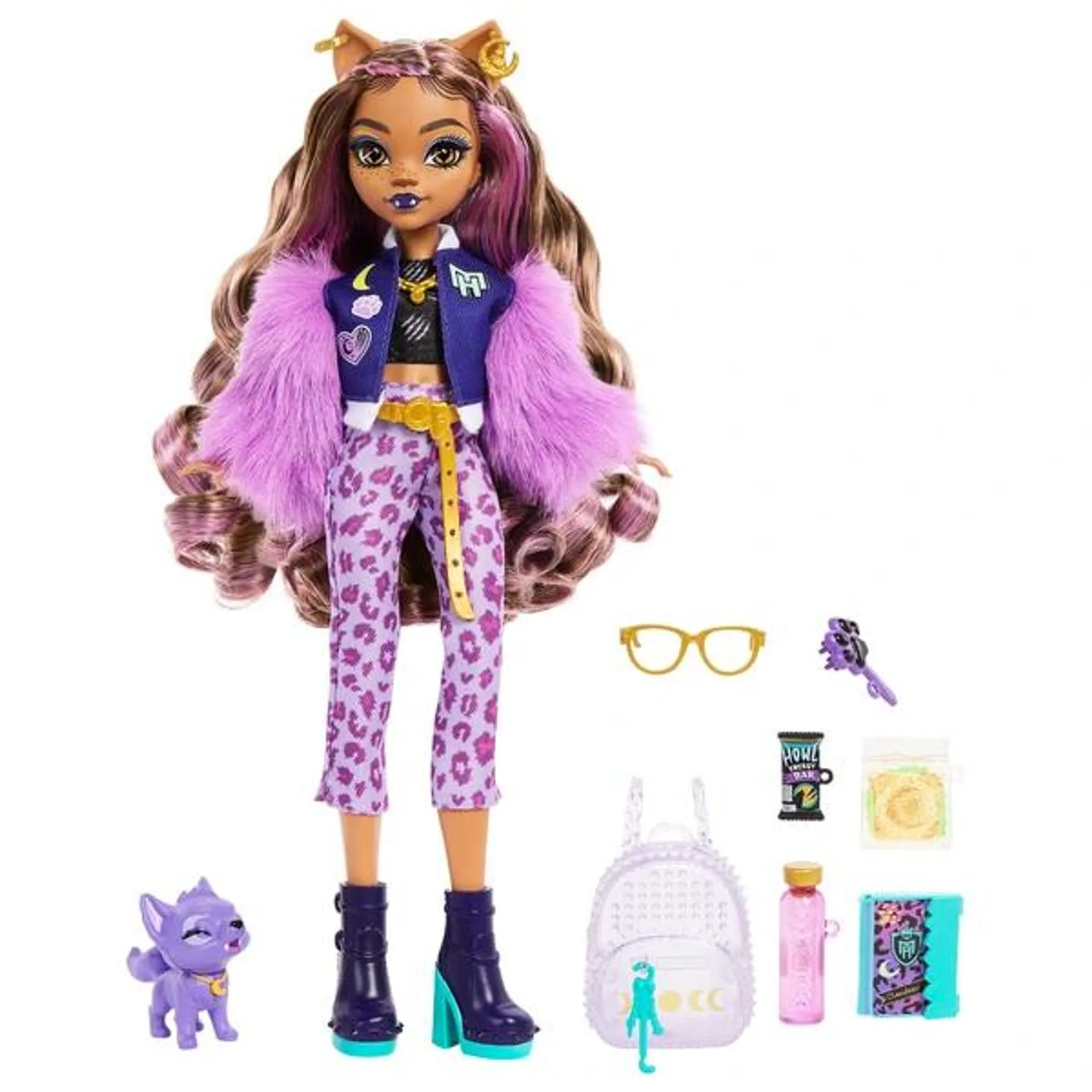 Monster High Clawdeen Wolf Doll with Pet and Accessories
