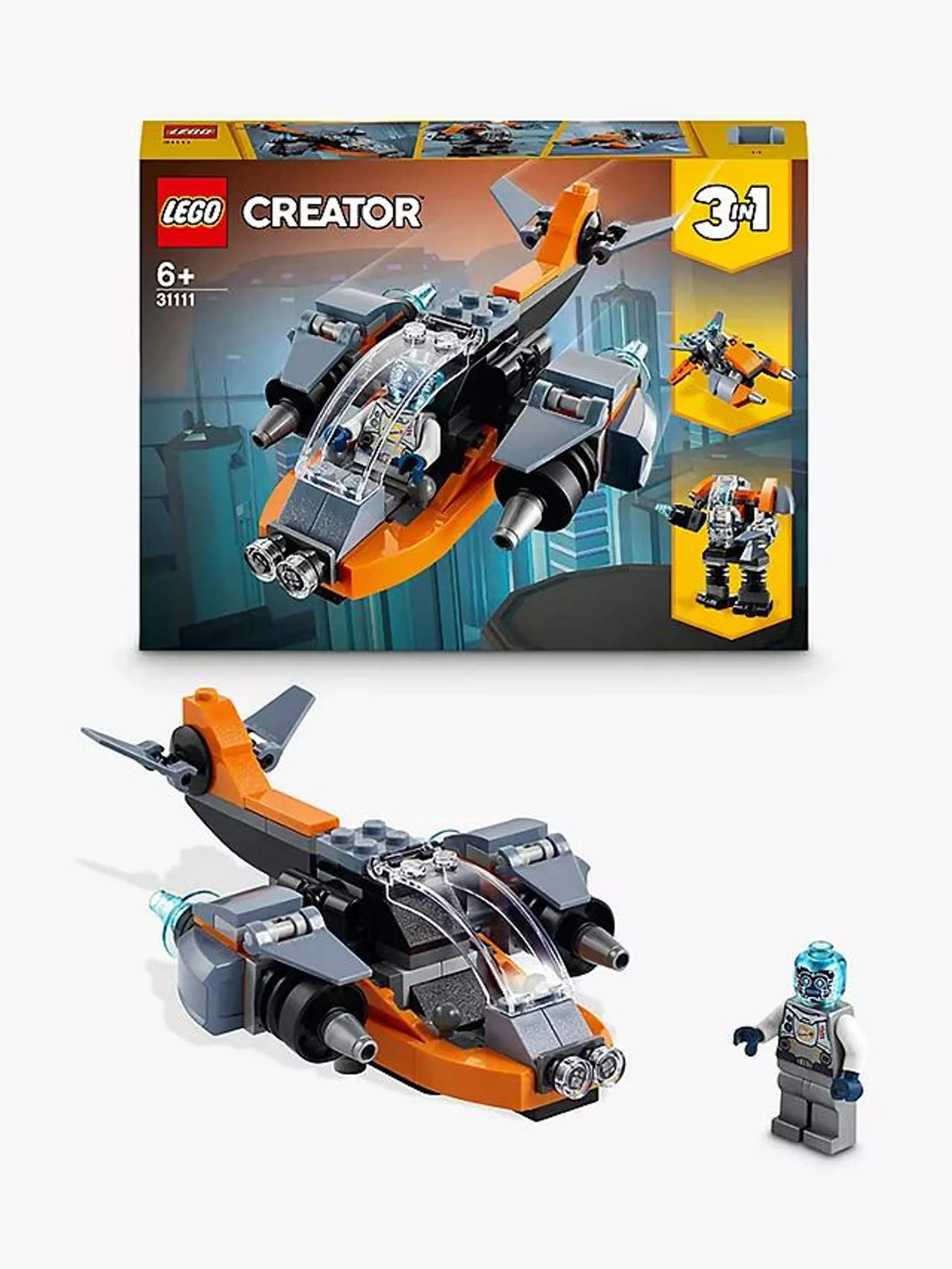 LEGO Creator 3-in-1 31111 Cyber Drone