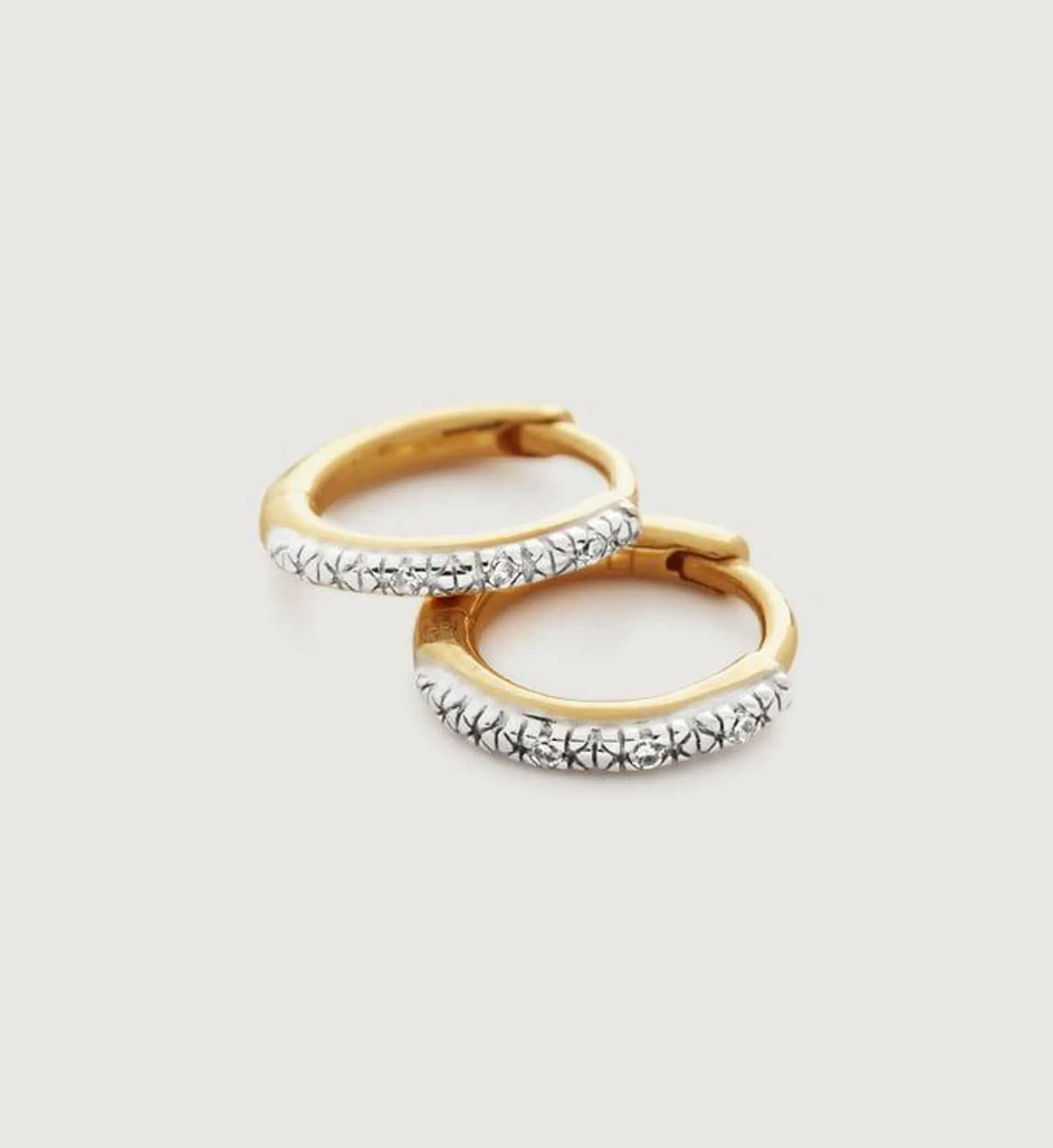 Riva Diamond Mini Huggie Earrings