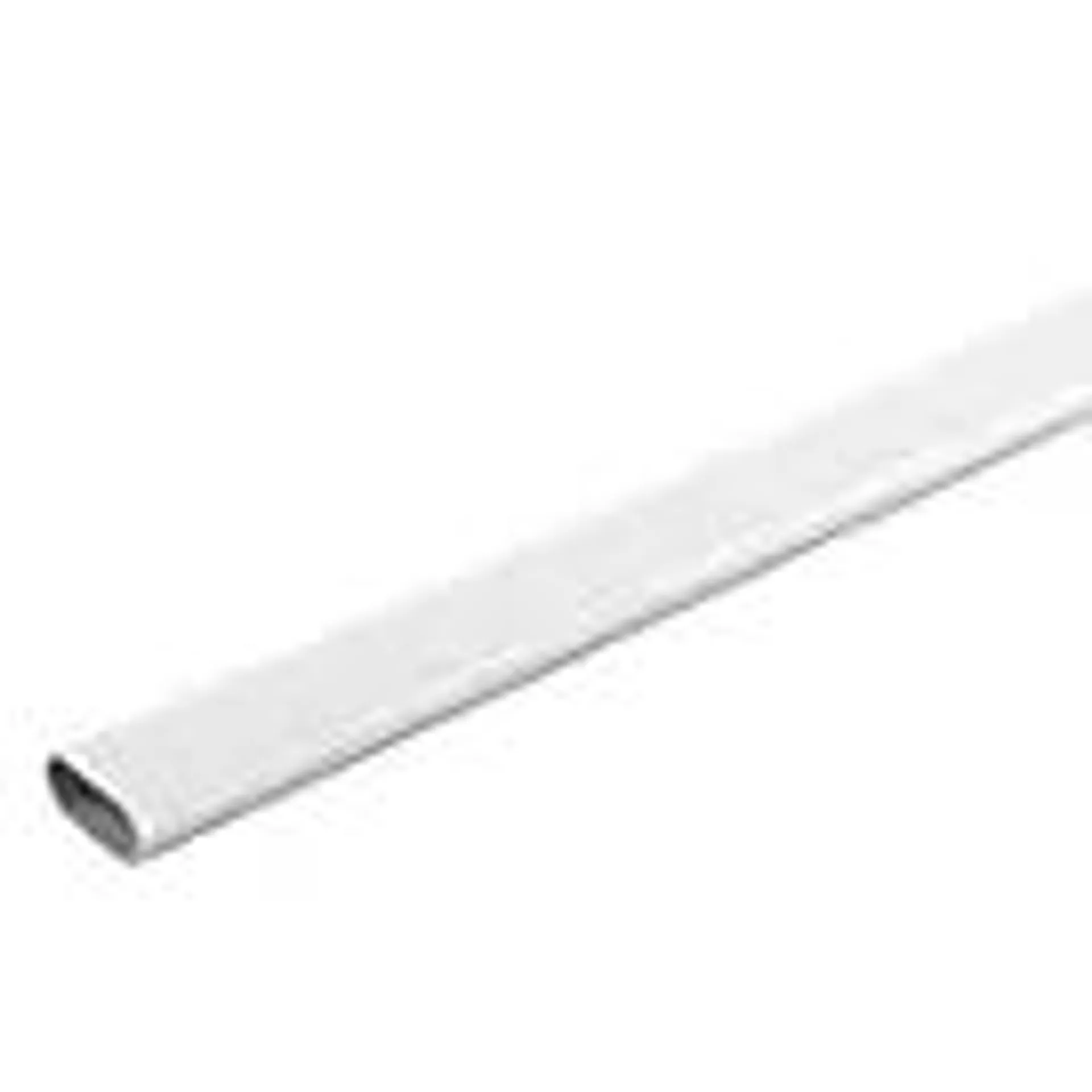 Deta TTE Oval uPVC White Conduit 20mm x 2m