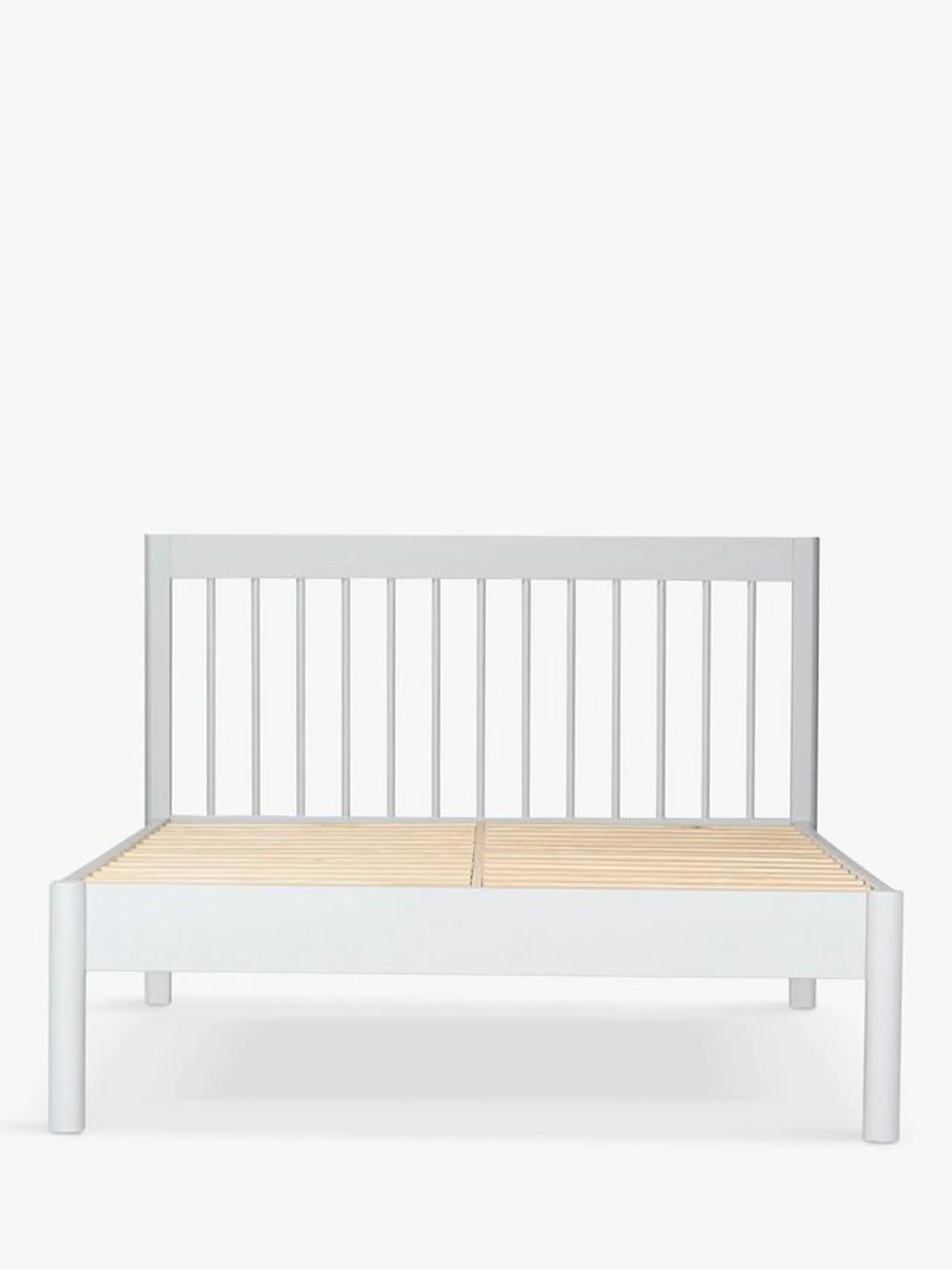 Spindle Bed Frame, Small Double, Grey