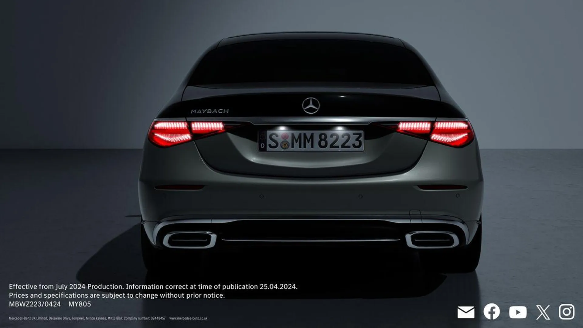 Mercedes-Maybach S-Class from 2 May to 30 November 2024 - Catalogue Page 43