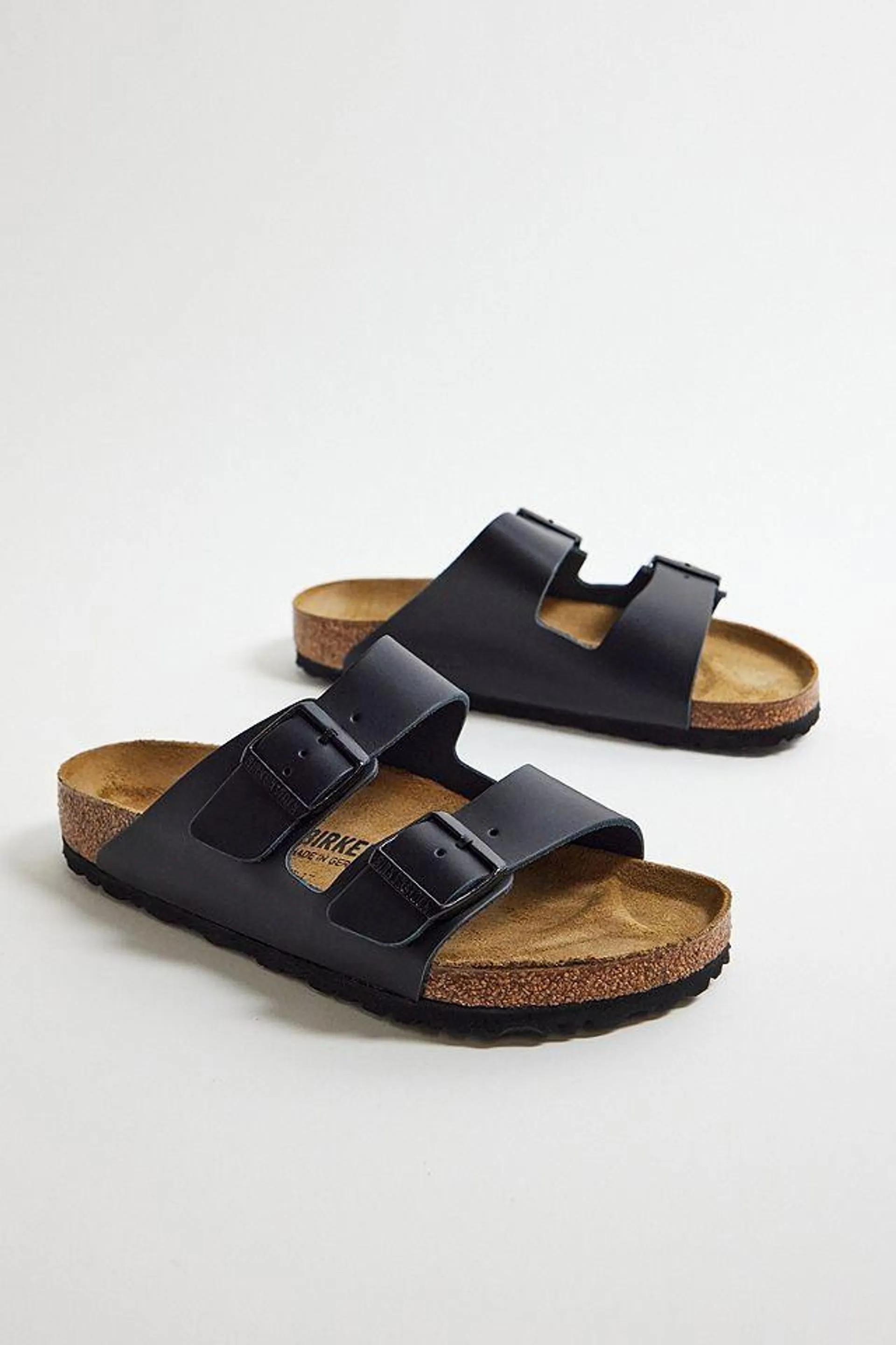 Birkenstock Black Leather Arizona Sandals