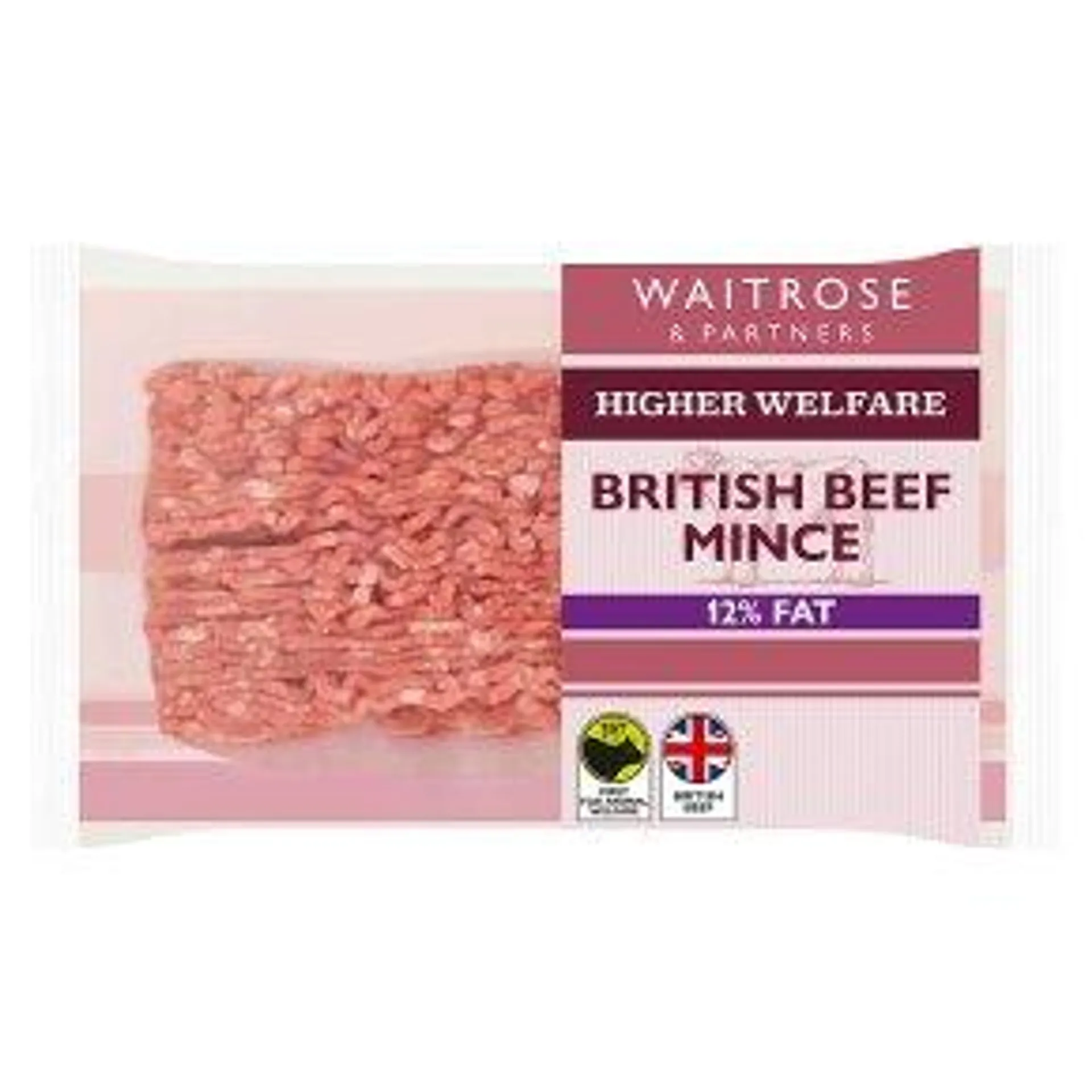 Waitrose British Native Breed Beef Mince 12% Fat