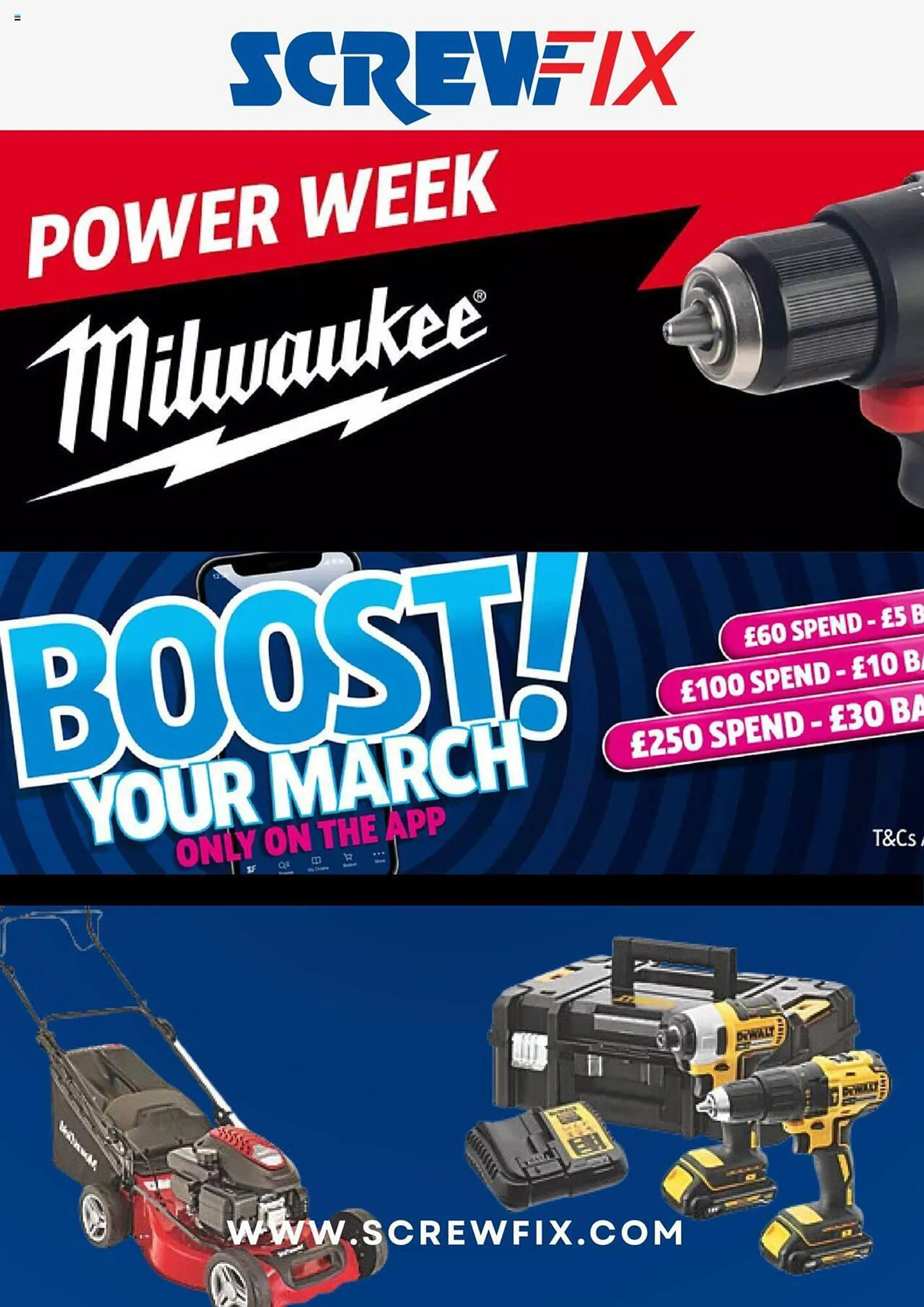 Screwfix leaflet from 20 March to 21 April 2024 - Catalogue Page 1
