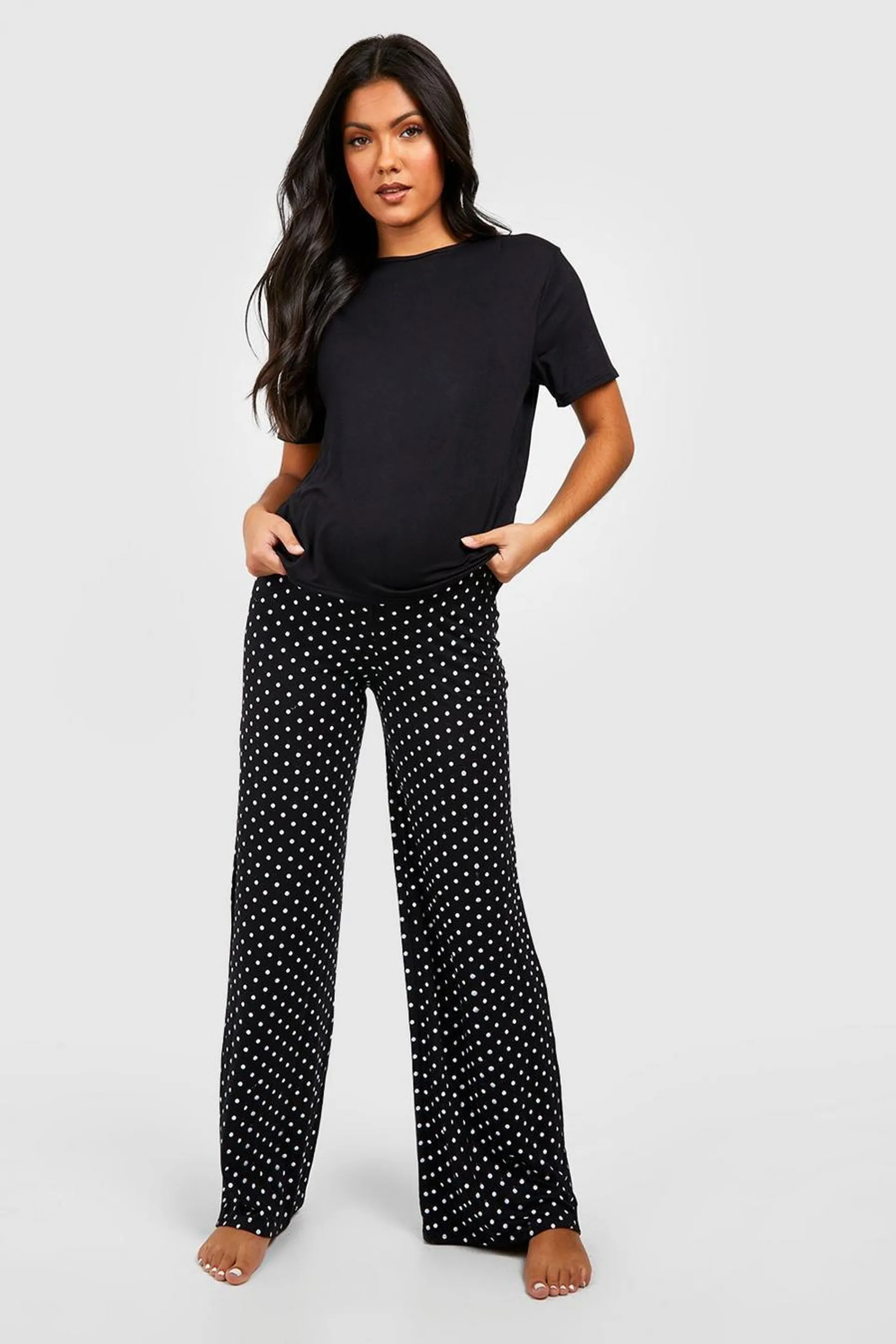 Maternity Polka Dot Pyjama Set