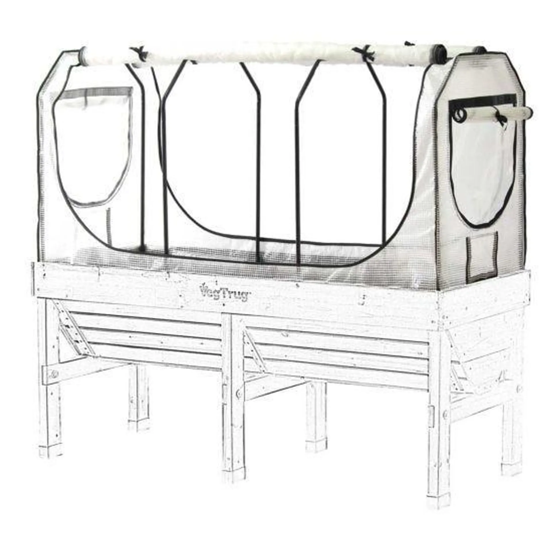 VegTrug Medium 1.8m Classic Multi Cover and Frame Set