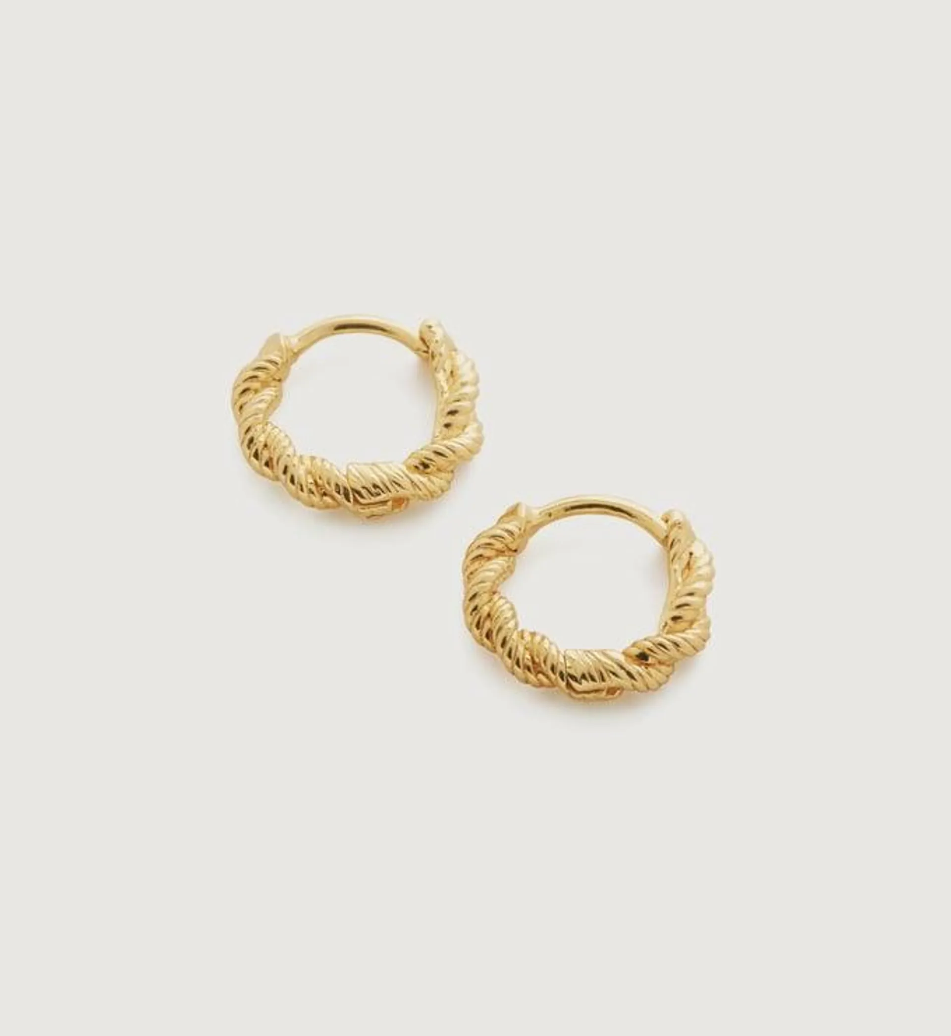 Corda Mini Huggie Earrings