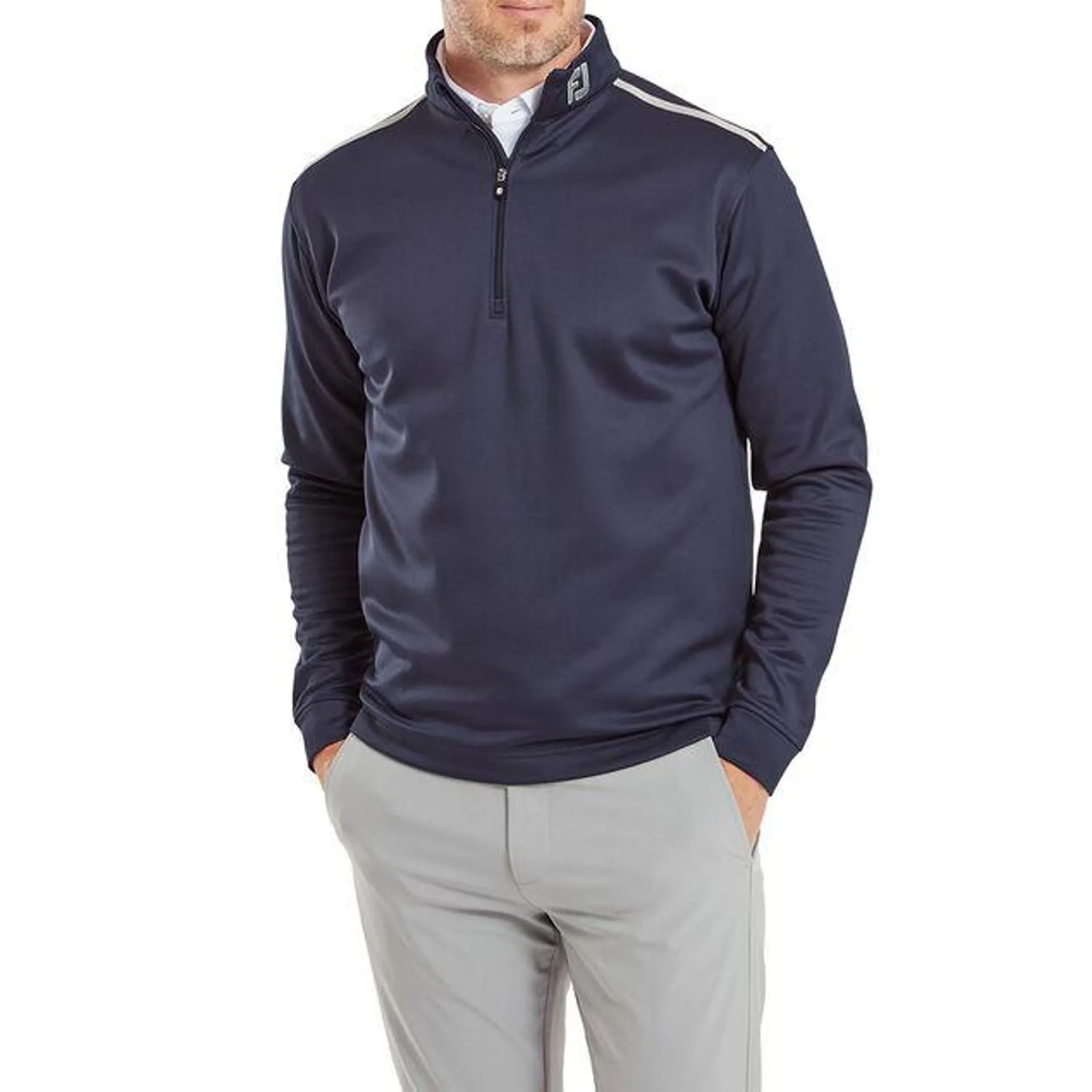 FootJoy Men's Solid Chill-Out Half Zip Golf Midlayer