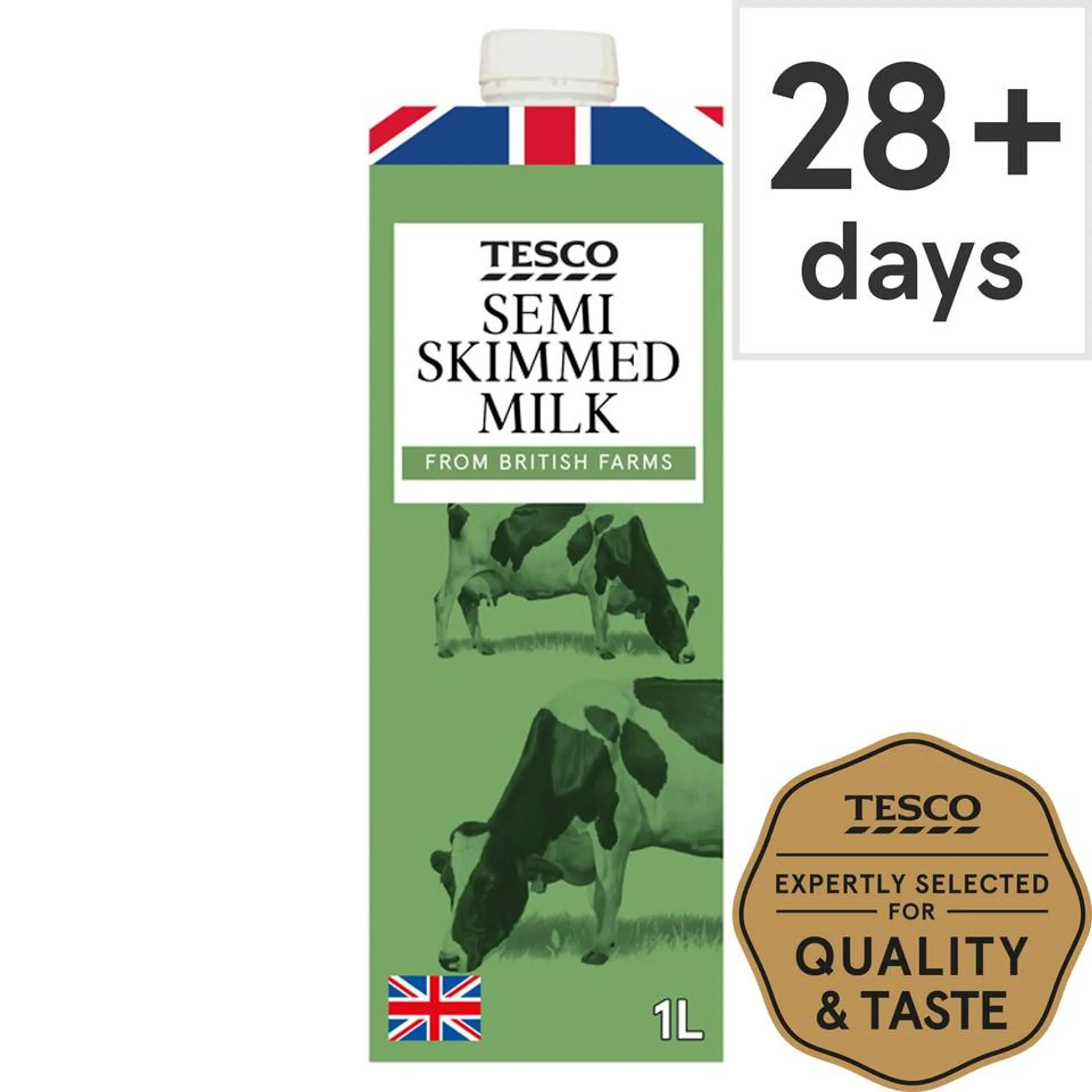 Tesco British Semi Skimmed Longlife Uht Milk 1 Litre