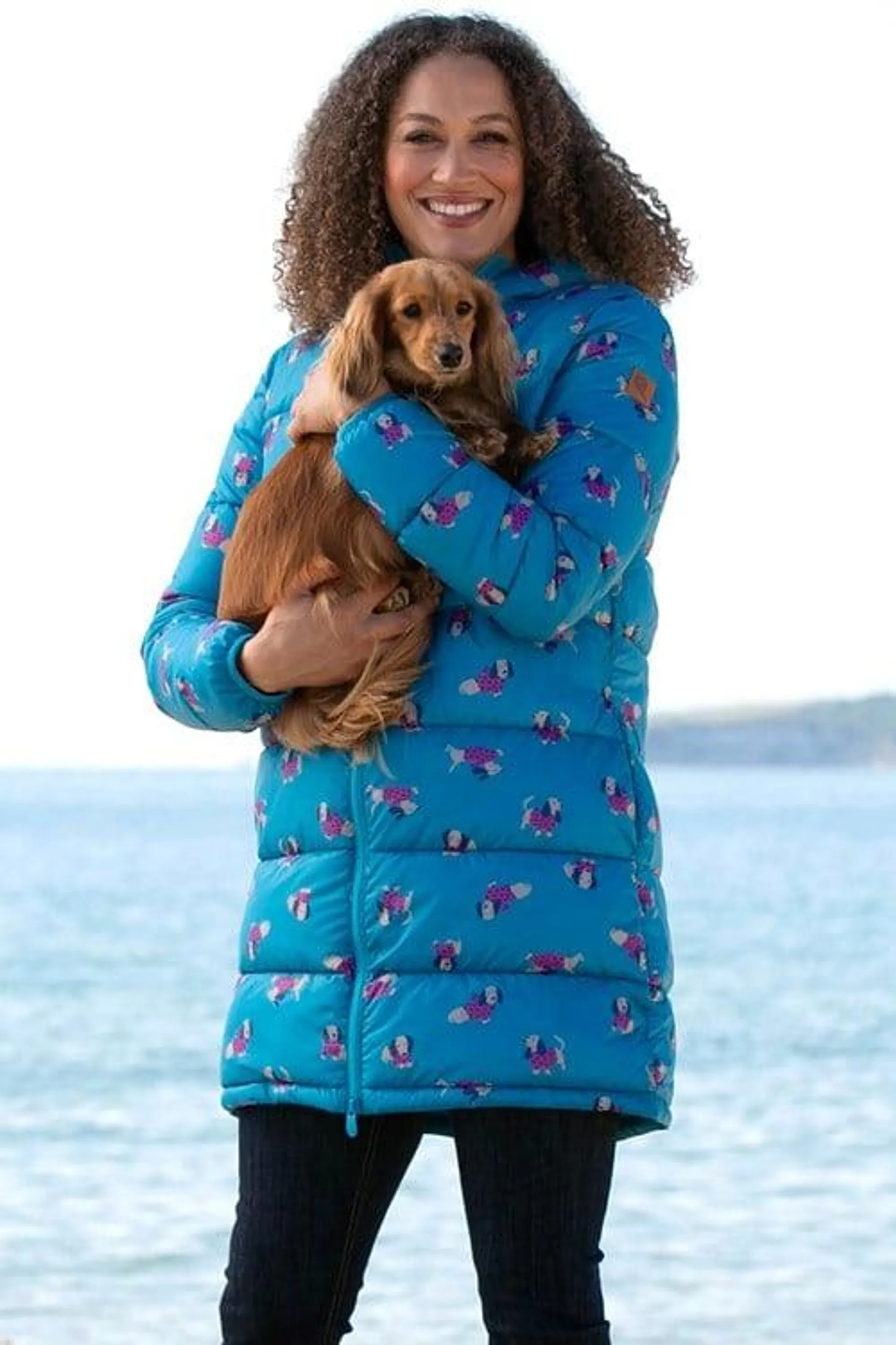 Womens Snuggle Coat - Daxie Dog