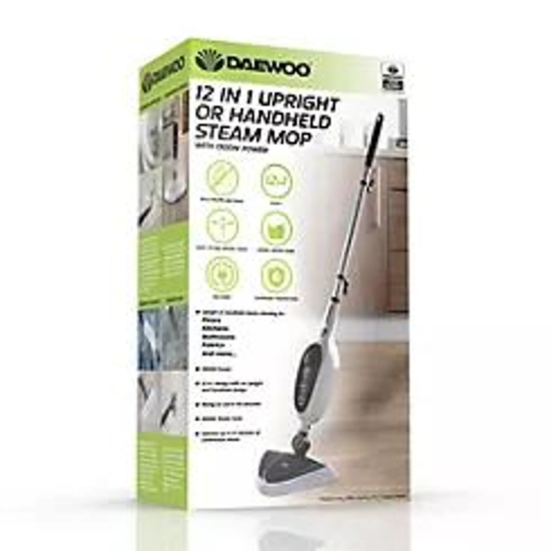 Daewoo 12 In 1 Multi Function Steam Mop FLR00143GE