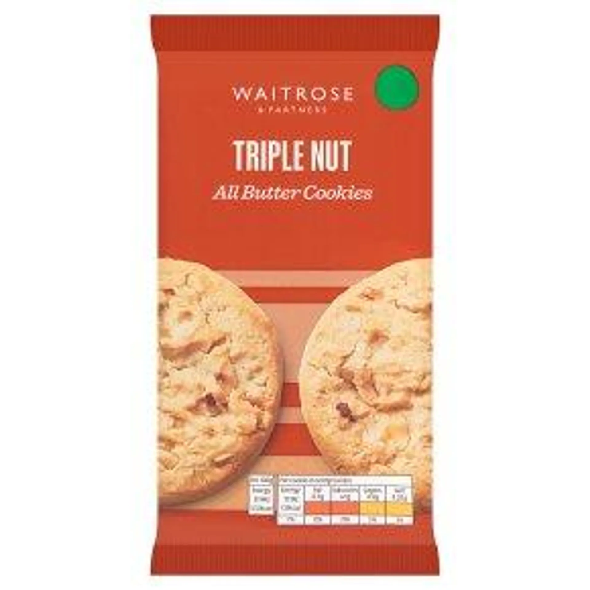 Waitrose Triple Nut All Butter Cookies