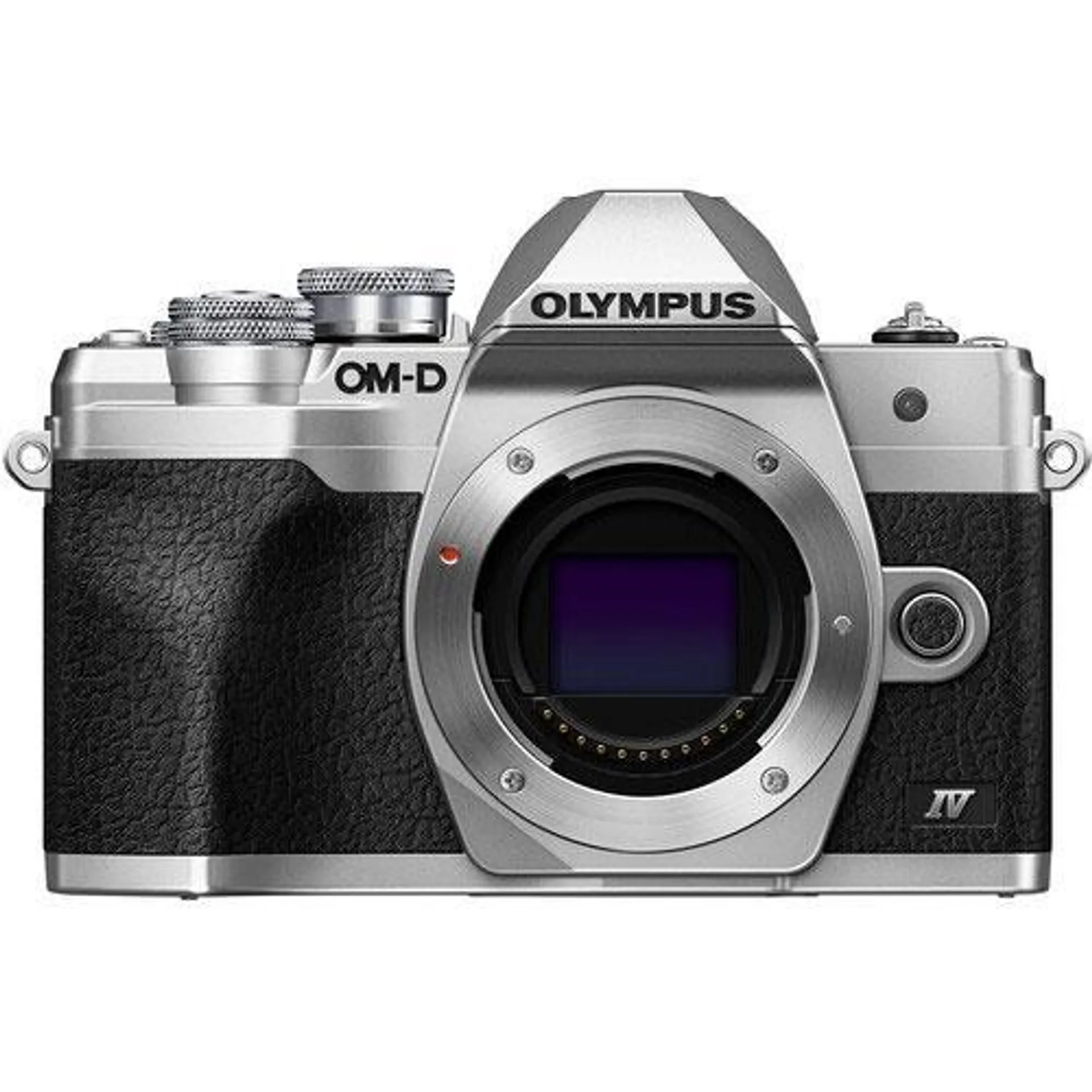 OM System OM-D E-M10 Mark IV Mirrorless Camera Body in Silver