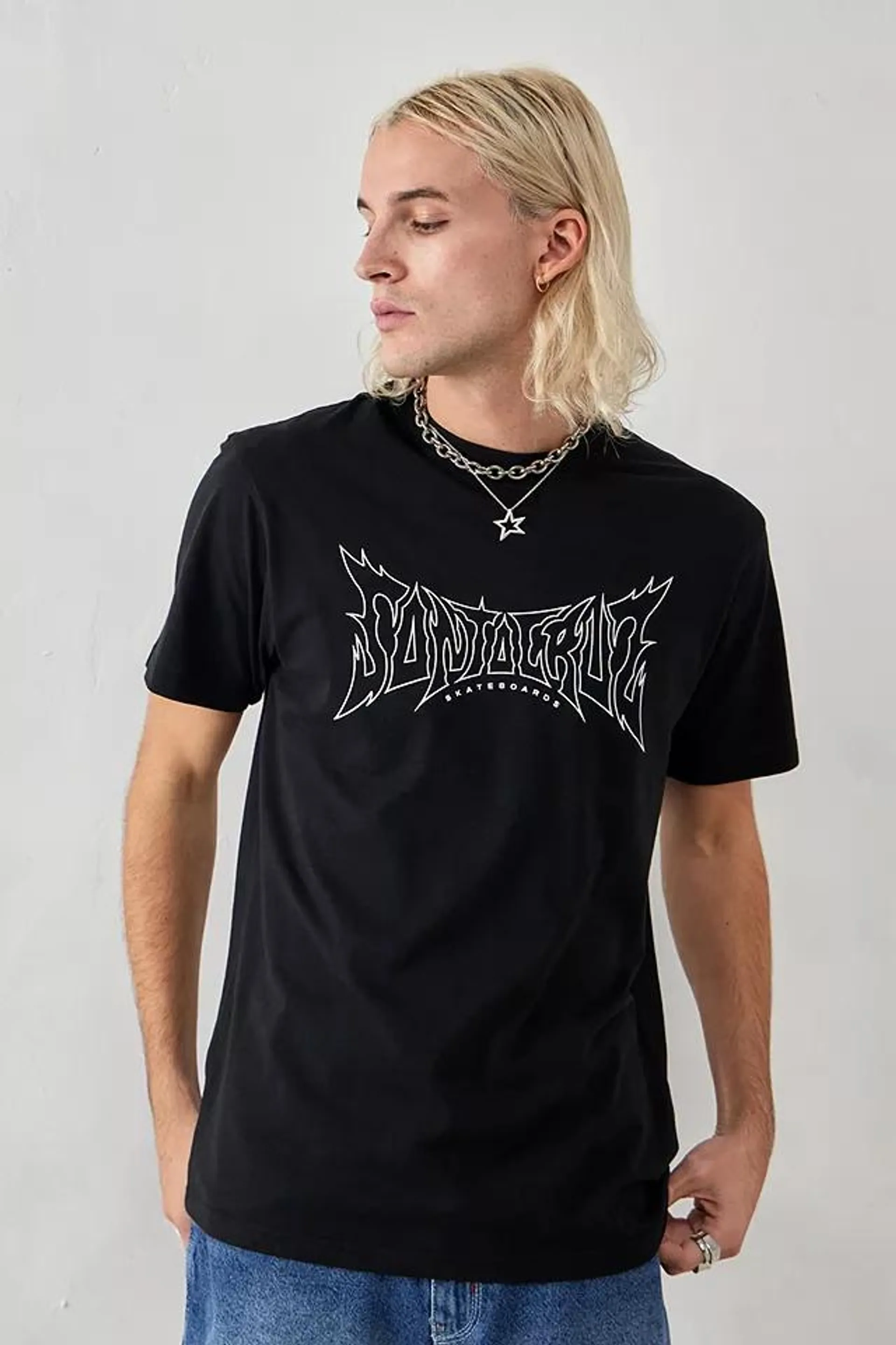 Santa Cruz UO Exclusive Black Riff T-Shirt