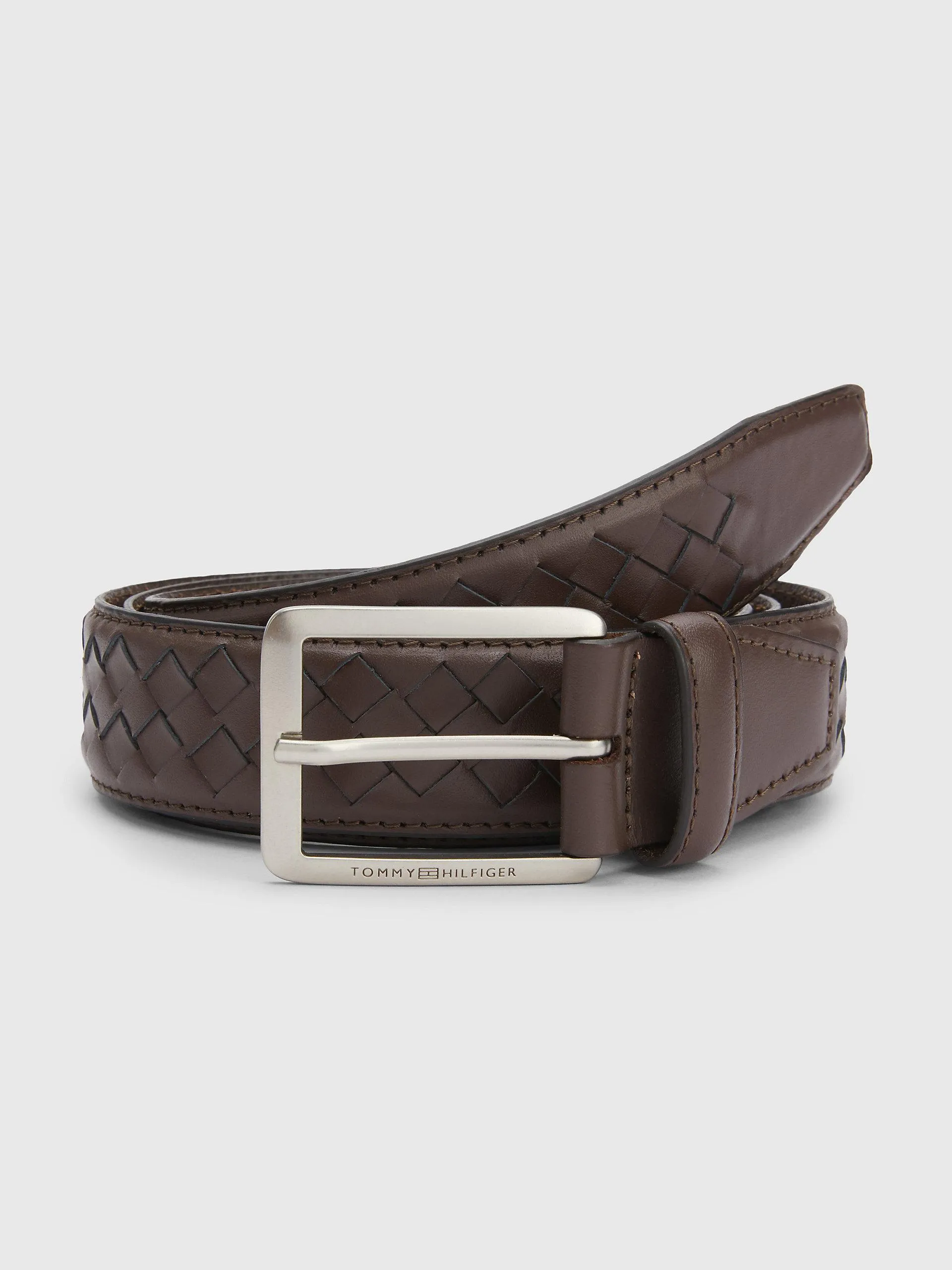 New Modern Woven Leather Belt
