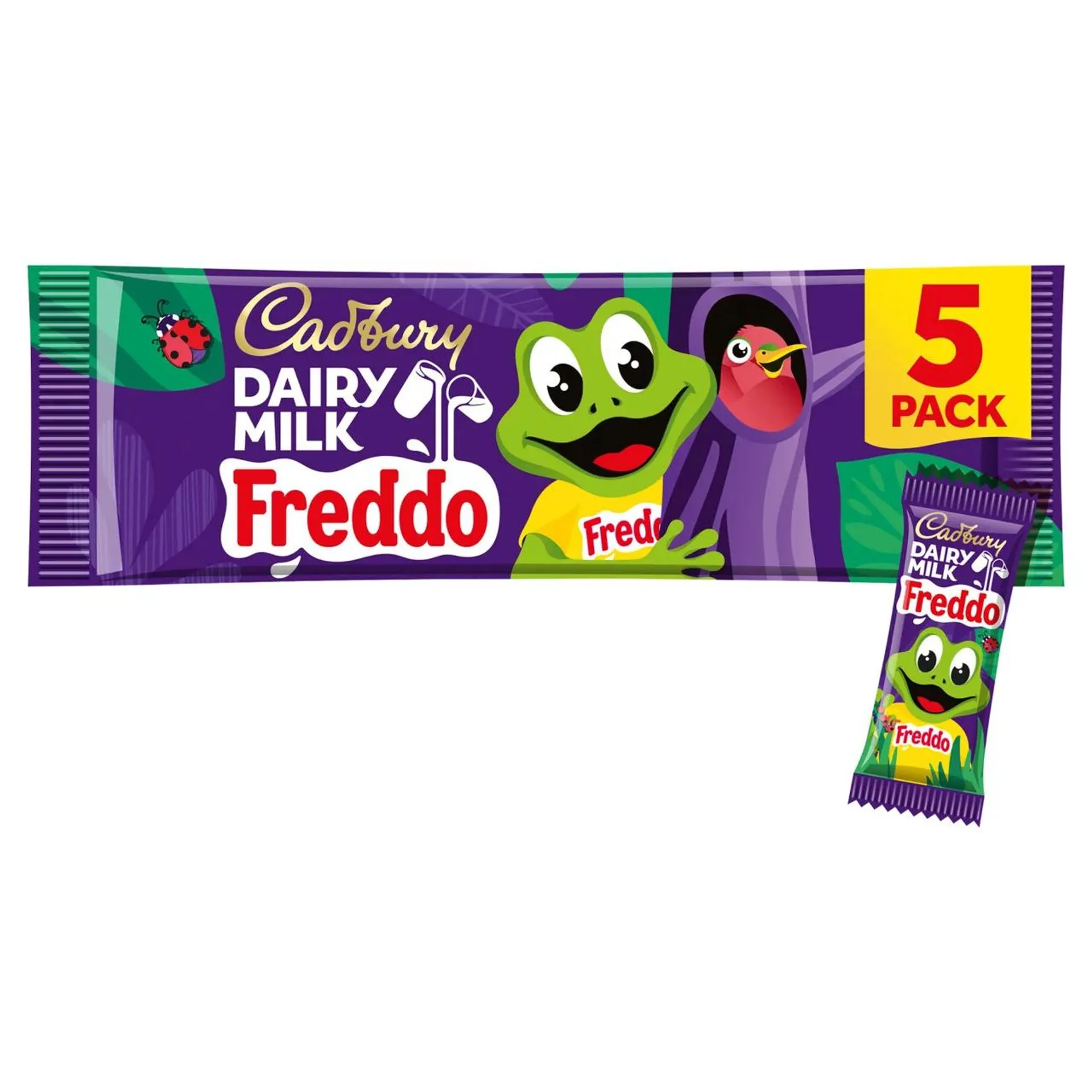 Cadbury Dairy Milk Freddo Chocolate Bar 5 Pack Multipack