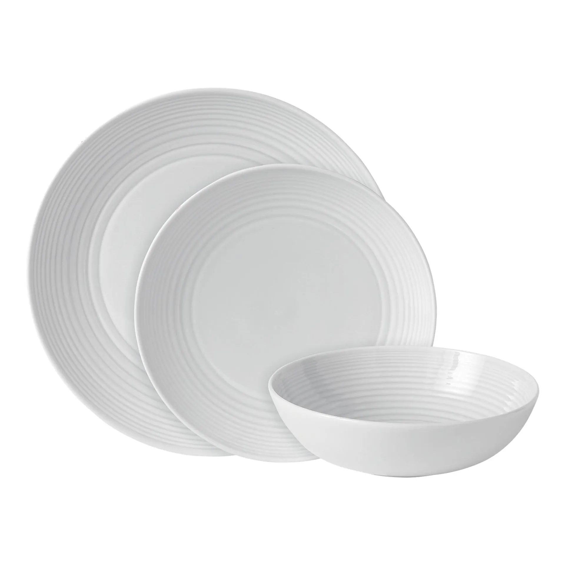 White 12 Piece Dinner Set