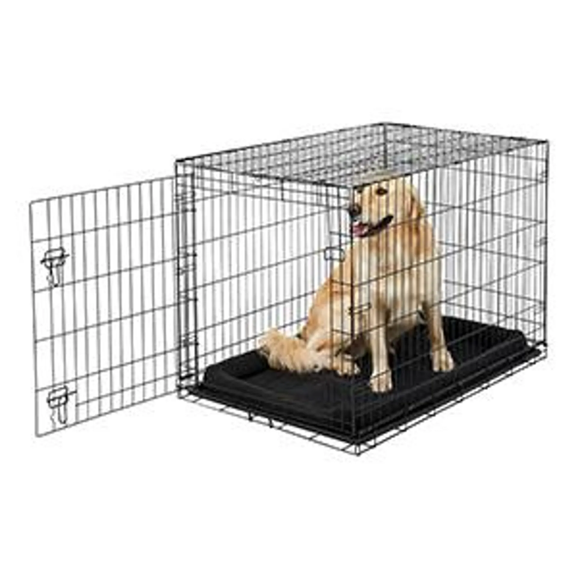 Pets at Home Single Door Dog Crate Black Large