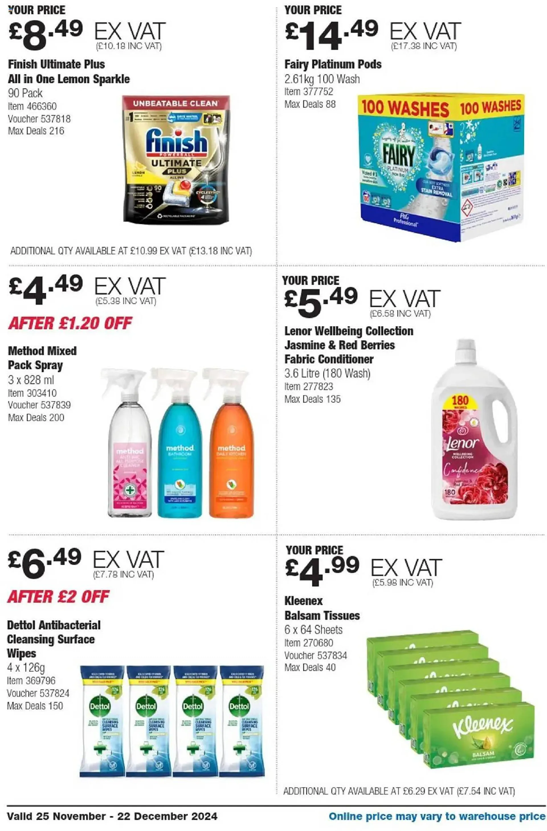 Costco leaflet from 25 November to 22 December 2024 - Catalogue Page 30