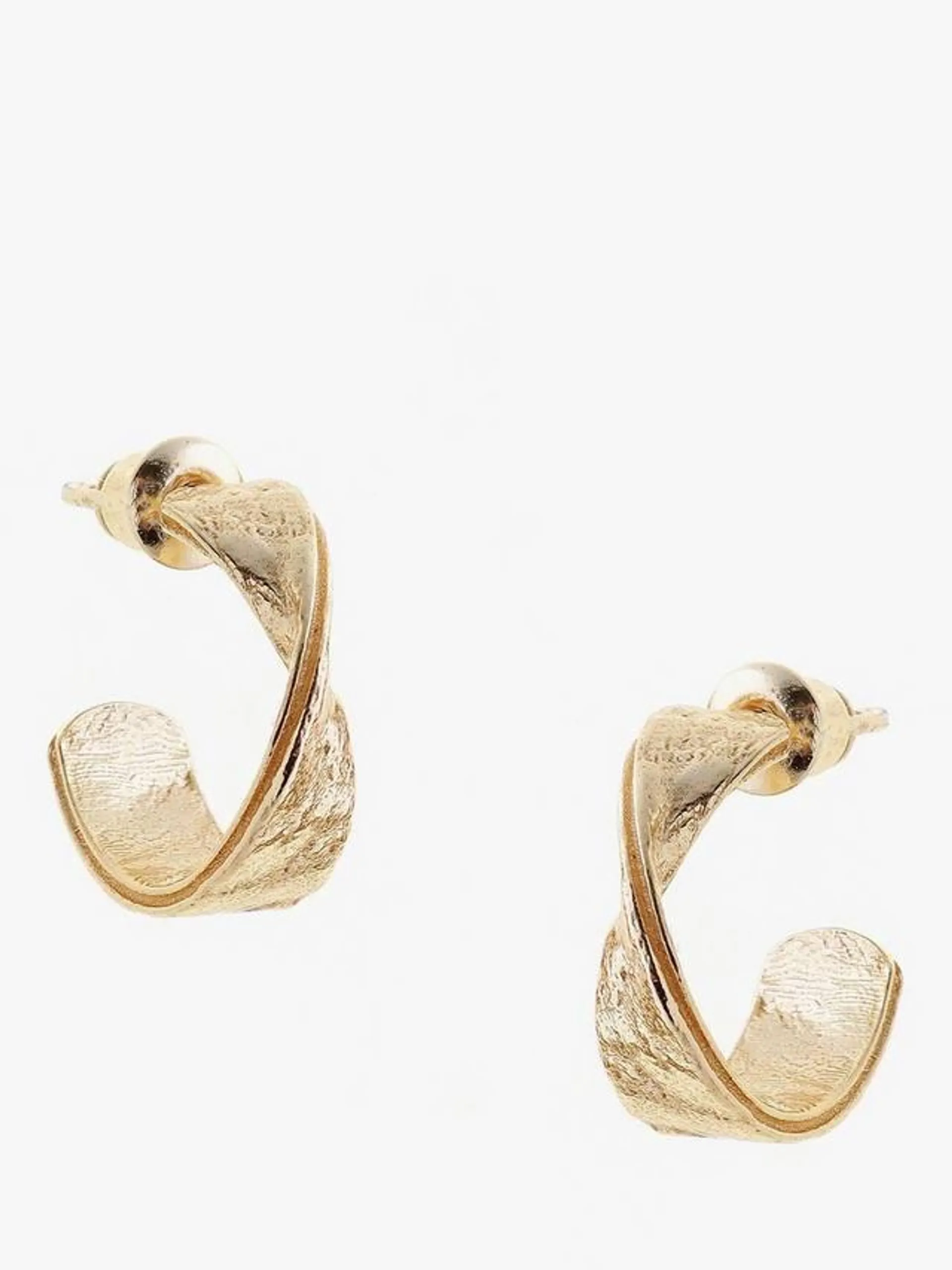 Duty Hoop Earrings, Gold