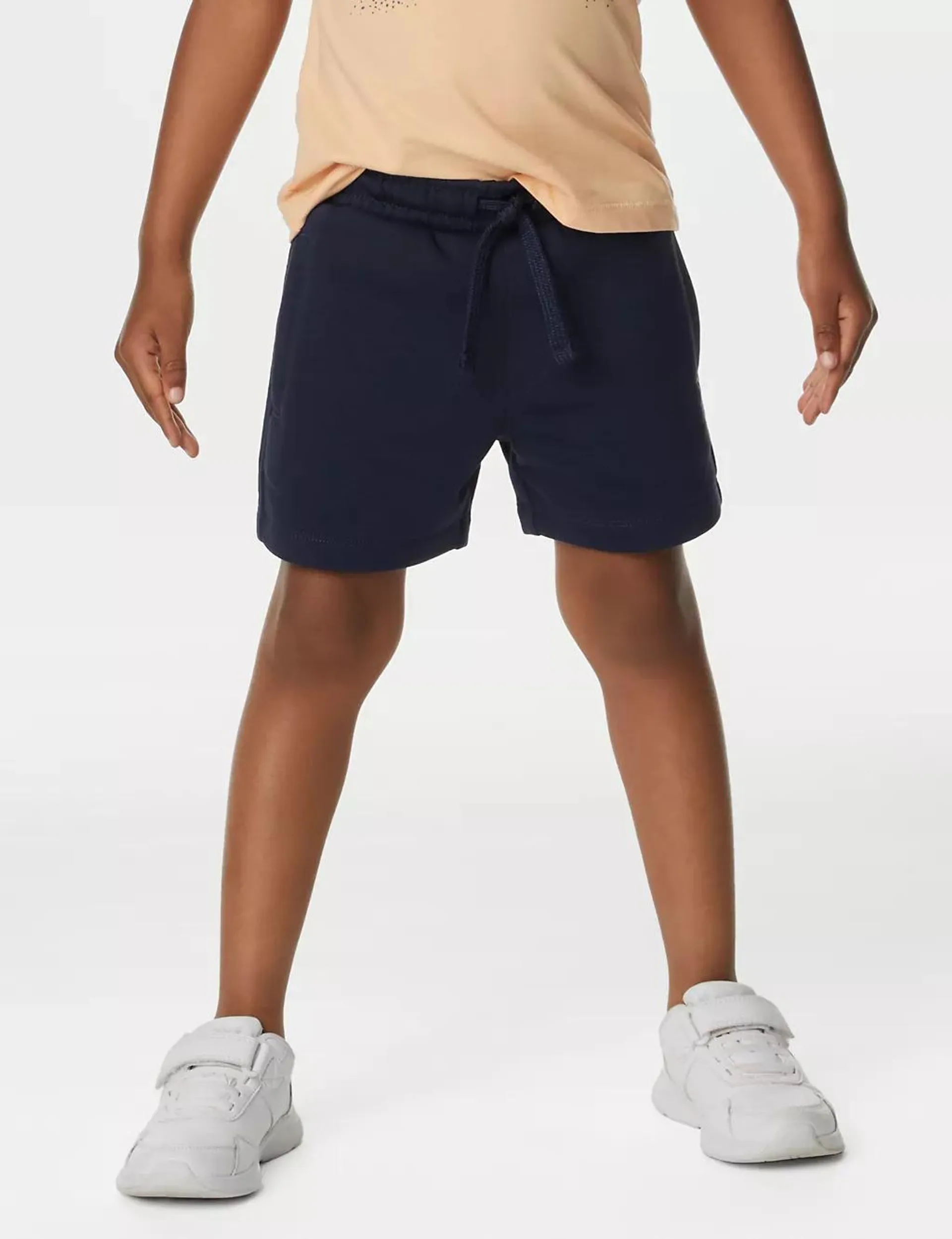 2pk Cotton Rich Shorts (2-8 Yrs)