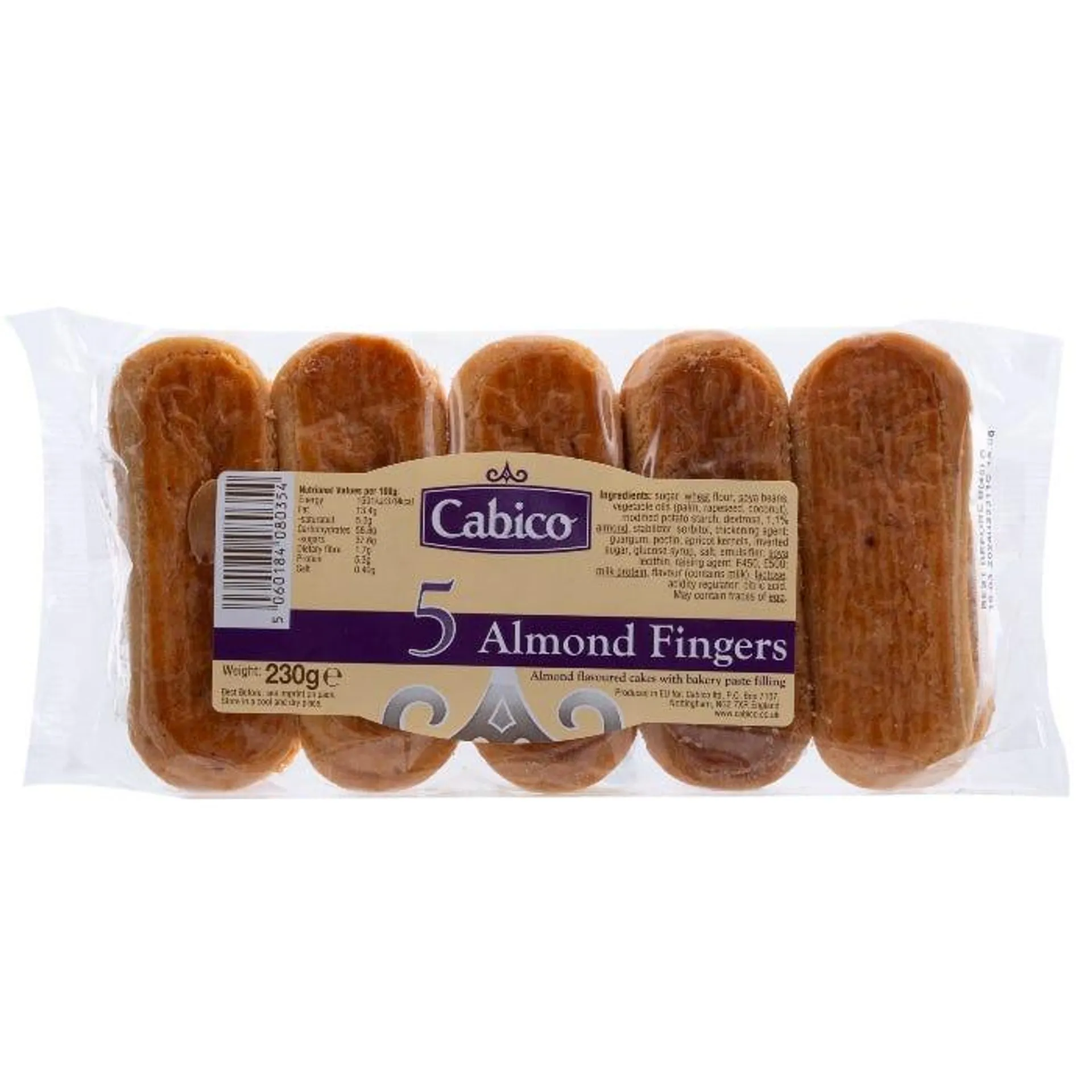 Cabico Almond Fingers (Pack of 5)