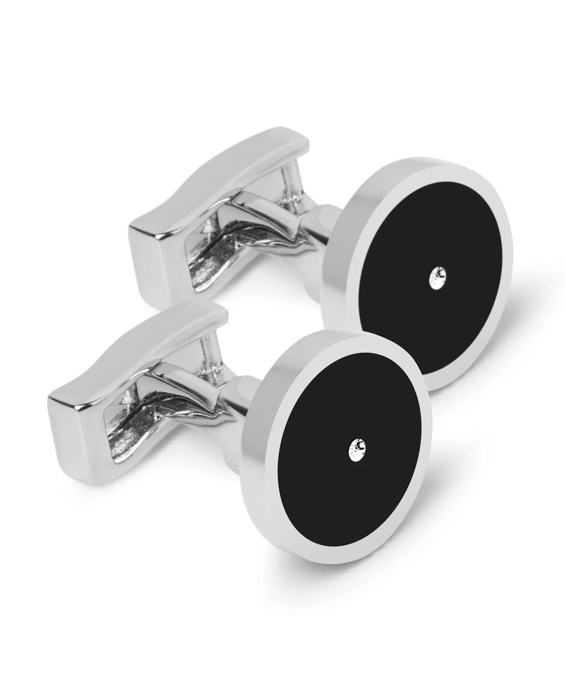 Onyx Diamante Cufflinks