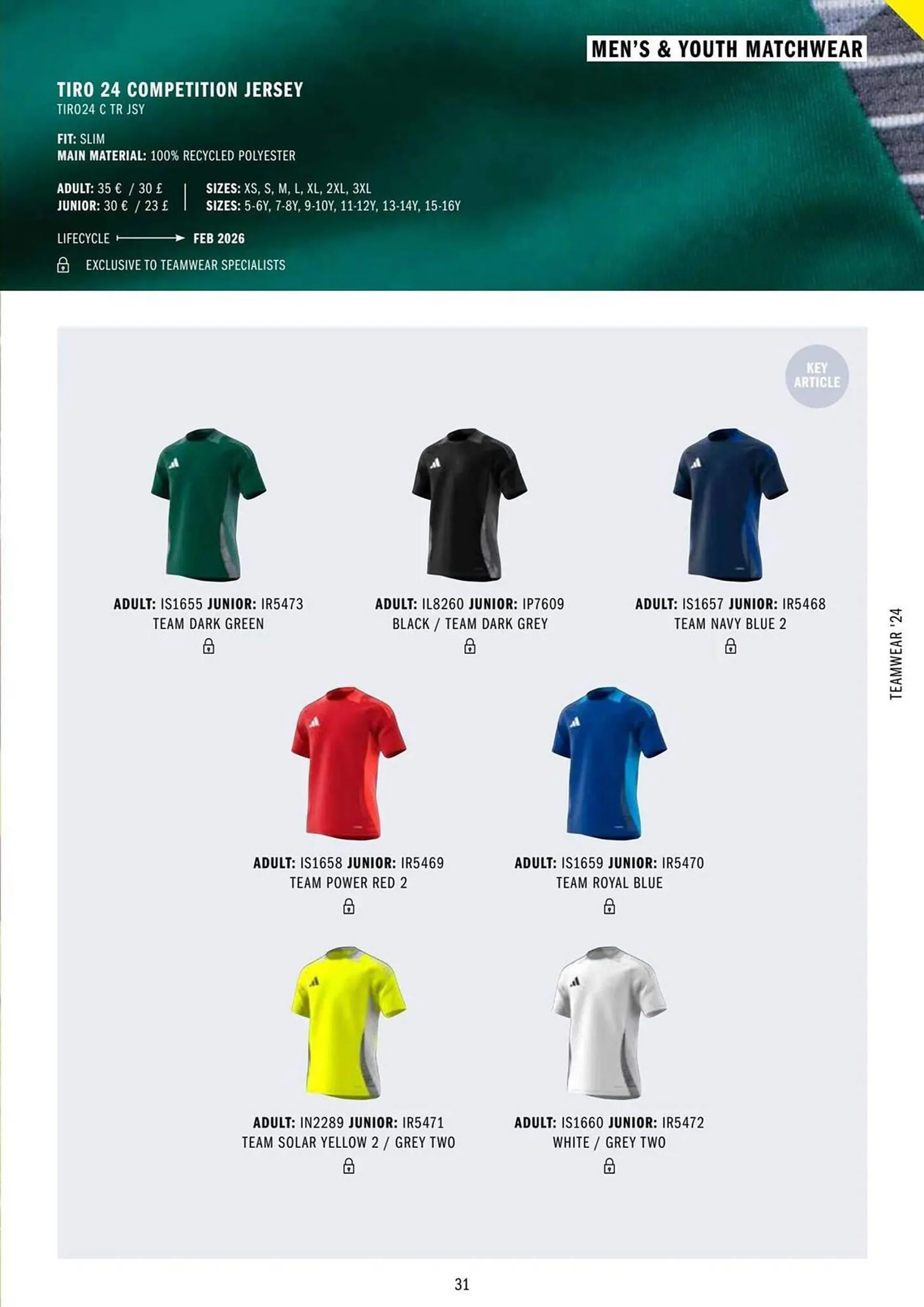 Adidas leaflet from 11 March to 31 December 2024 - Catalogue Page 31