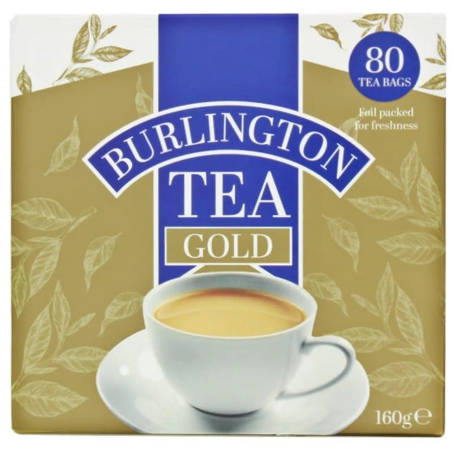 Burlington Tea Gold, 160g (Pack of 80)