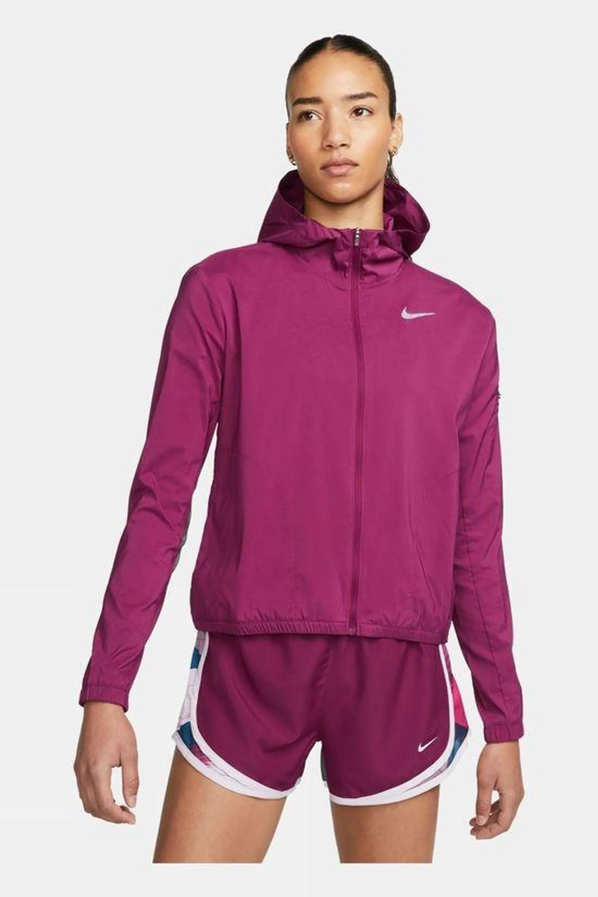 Womens Hooded Running Jacket