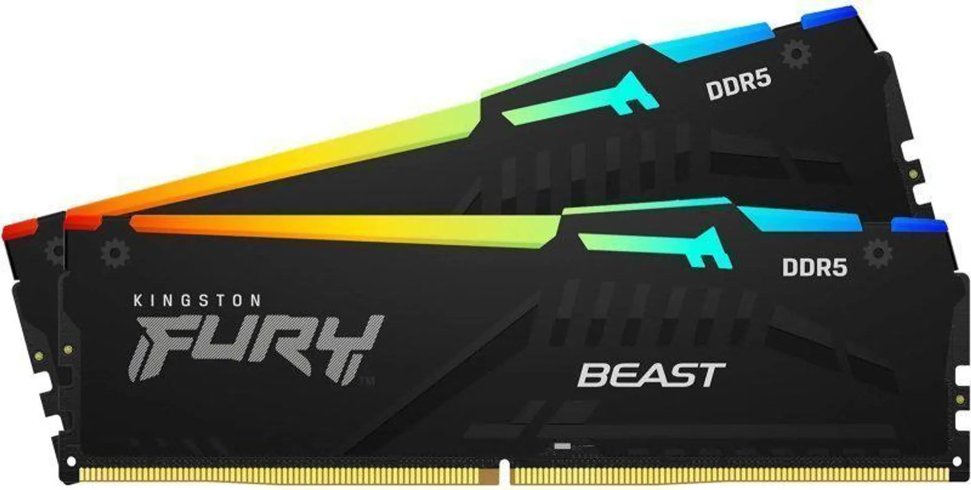 Kingston FURY Beast RGB 64GB 6000MHz DDR5 CL36 DIMM Memory - AMD Expo