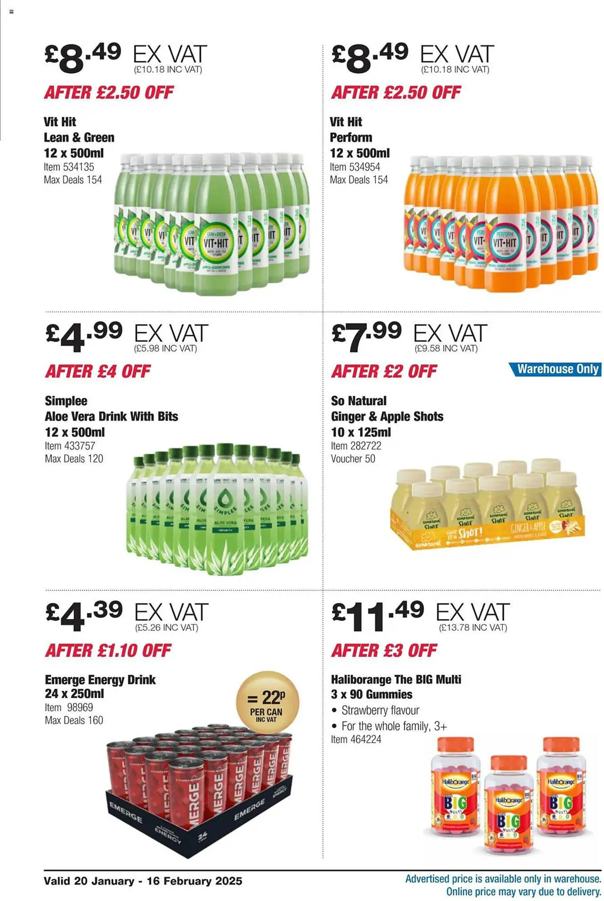 Costco leaflet from 20 January to 16 February 2025 - Catalogue Page 12