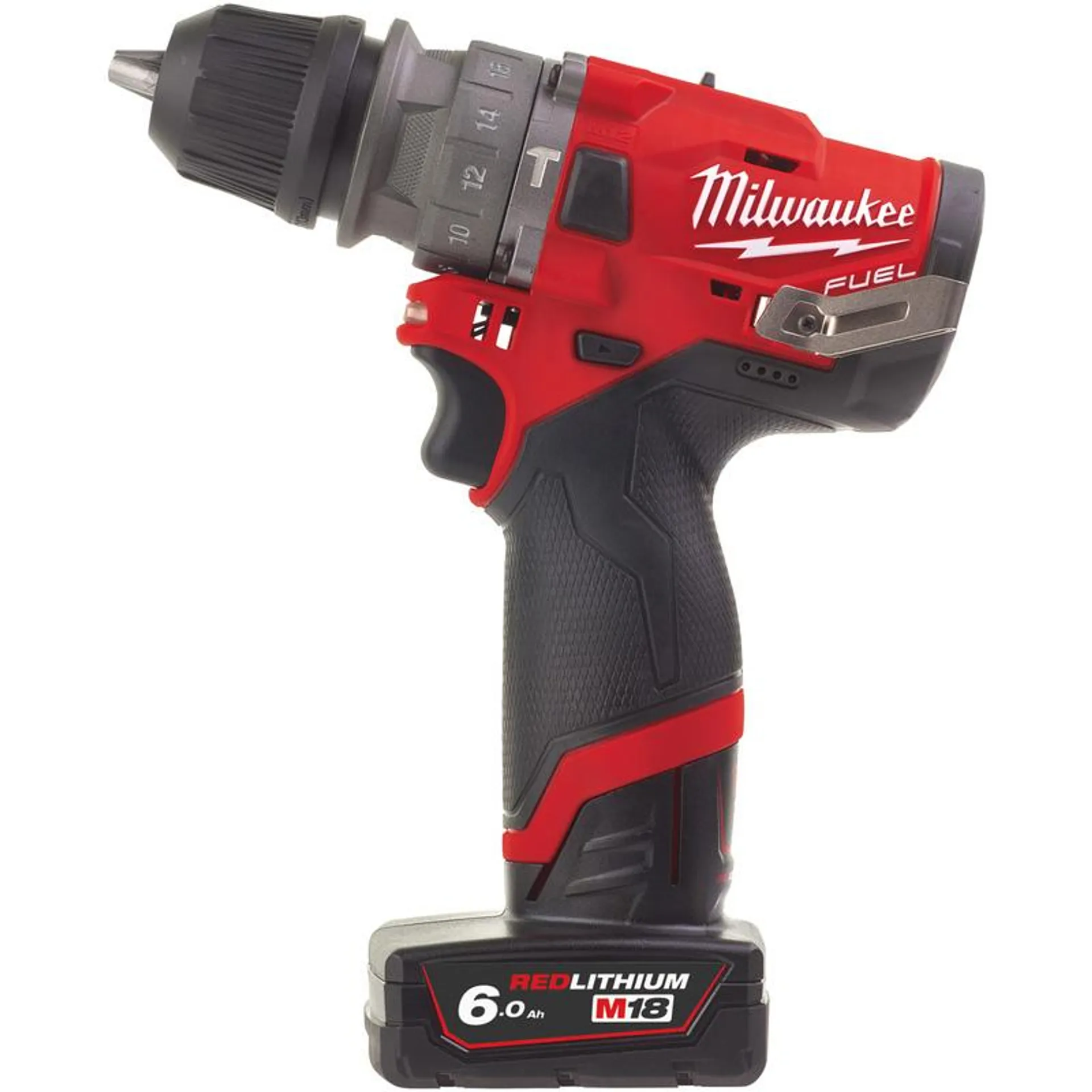 Milwaukee M12 FUEL Drill 6in1 Kit 2 x 6.0Ah